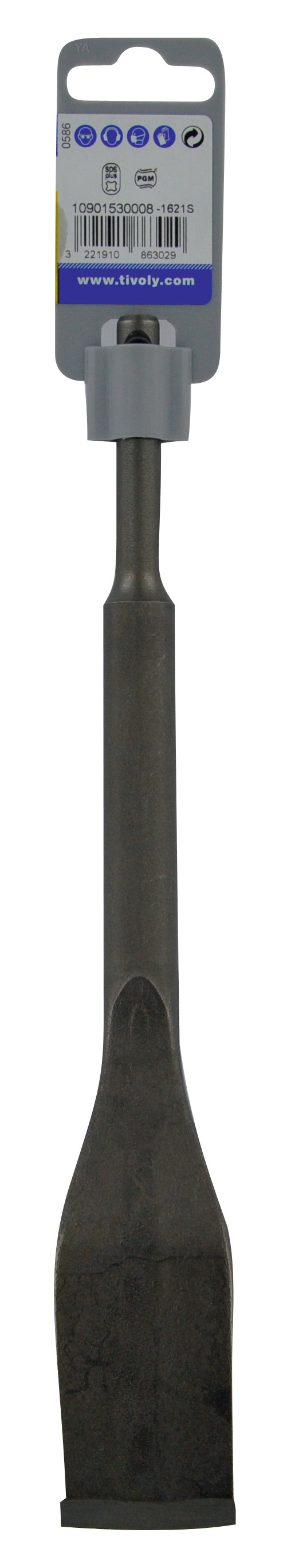 Burin carrelages L40x250mm -SDS+ (Clip SDS brochable) / L: 250 Ø: 40 TIVOLY - 10901530008