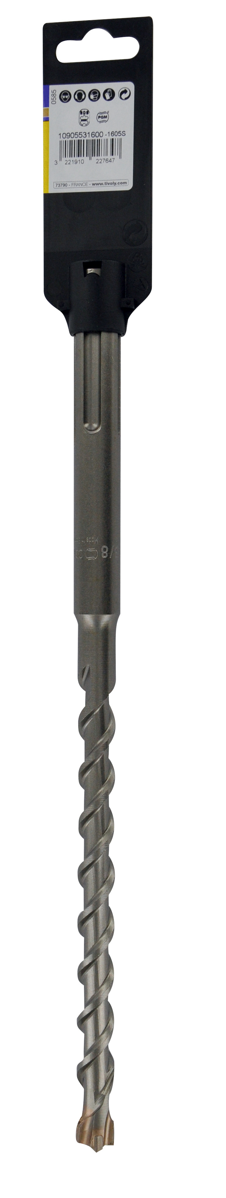 Foret bétons Maxter4 -SDS MAX (Clip SDS brochable) / L: 340 Ø: 18 TIVOLY - 10905531800