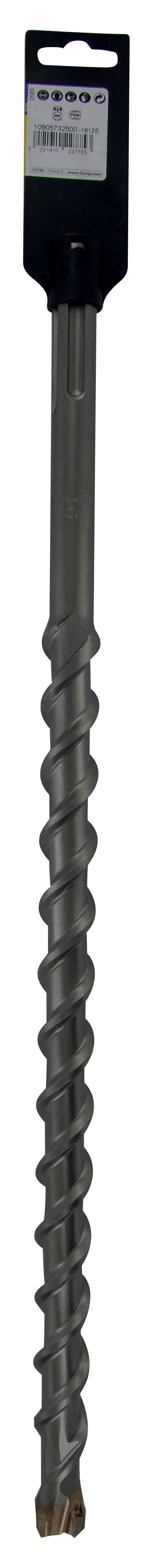 Foret bétons Maxter4 -SDS MAX -L520mm (Clip SDS brochable) / L: 520 Ø: 25 TIVOLY - 10905732500
