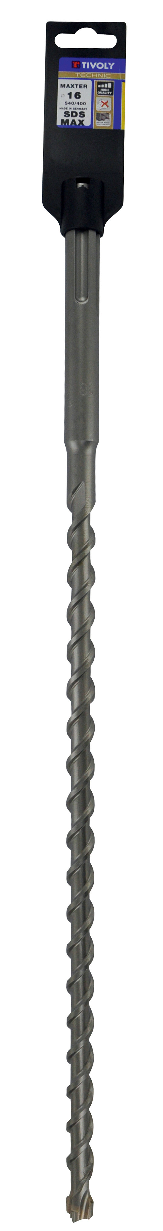 Foret bétons Maxter4 -SDS MAX -L540mm (Clip SDS brochable) / L: 540 Ø: 16 TIVOLY - 10905831600