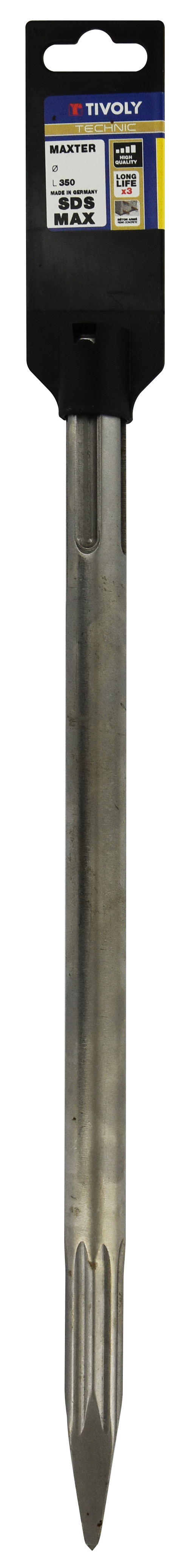 Pic pointu L400mm -SDS max (Clip SDS brochable) / L: 180 Ø: 18 TIVOLY - 10906130001