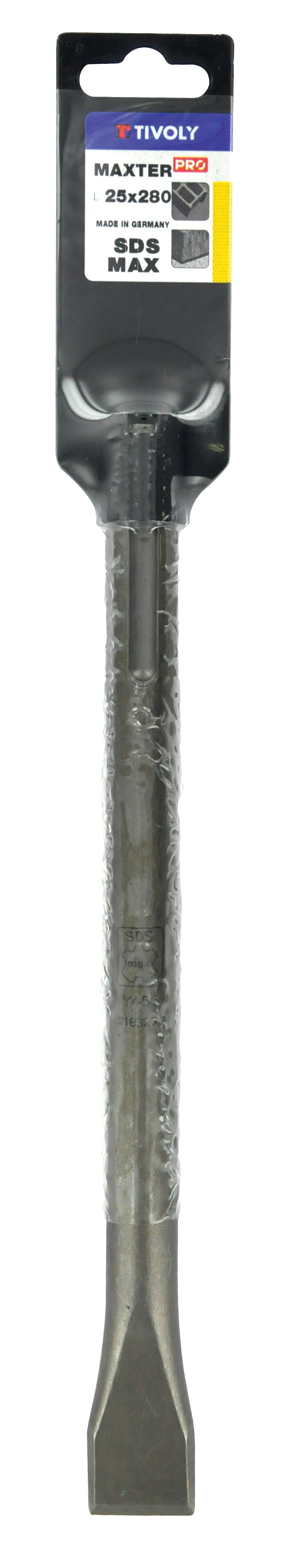 Burin plat -SDS max (Clip SDS brochable) / L: 300 Ø: 80 TIVOLY - 1090623800300