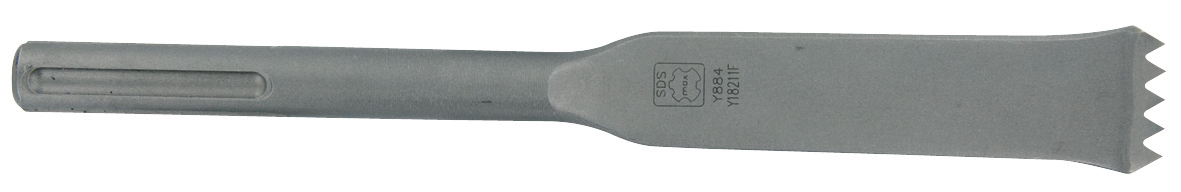 Burin dentelé L32x300mm - SDS max (Clip SDS brochable) / L: Ø: 32 TIVOLY - 10906330005