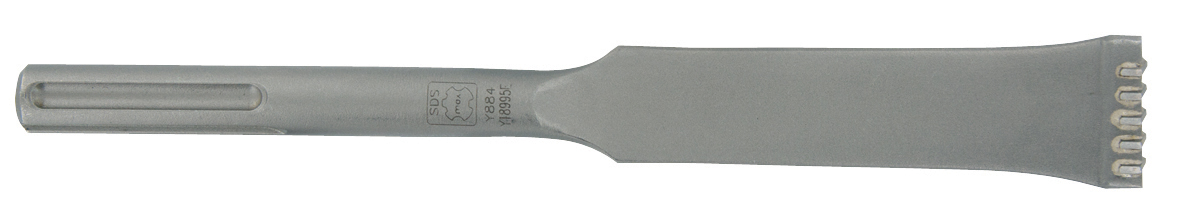 Burin dentelé carbure L32x300mm -SDSmax (Clip SDS brochable) / L: 300 Ø: 32 TIVOLY - 10906330006