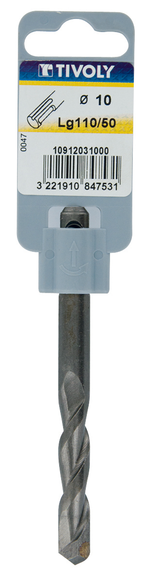 Foret bétons -SDS+ (Clip SDS brochable) / L: 110 Ø: 8 TIVOLY - 10912030800