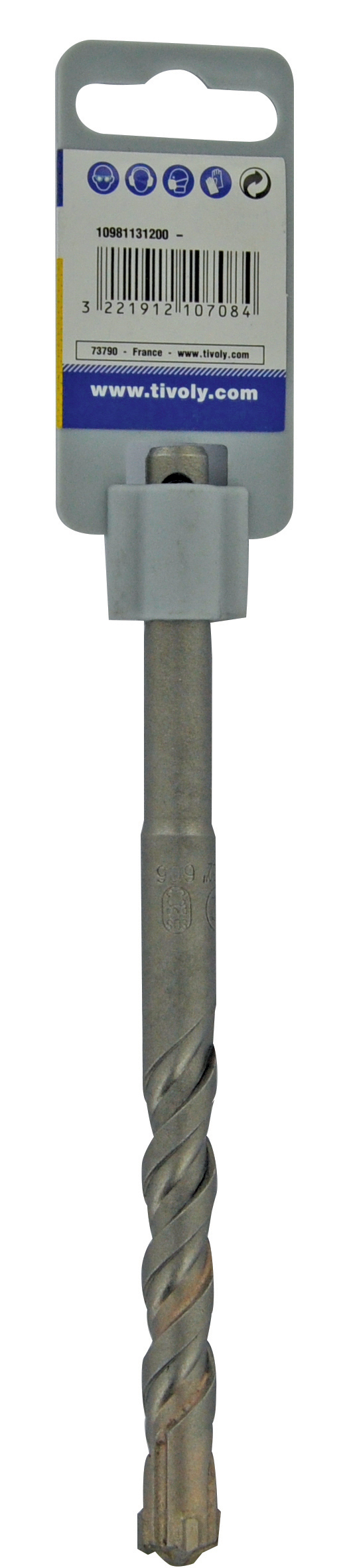 Foret bétons 4 taillants HAMMER4 -SDS+ (Clip SDS brochable) / L: 110 Ø: 8 TIVOLY - 10981030800