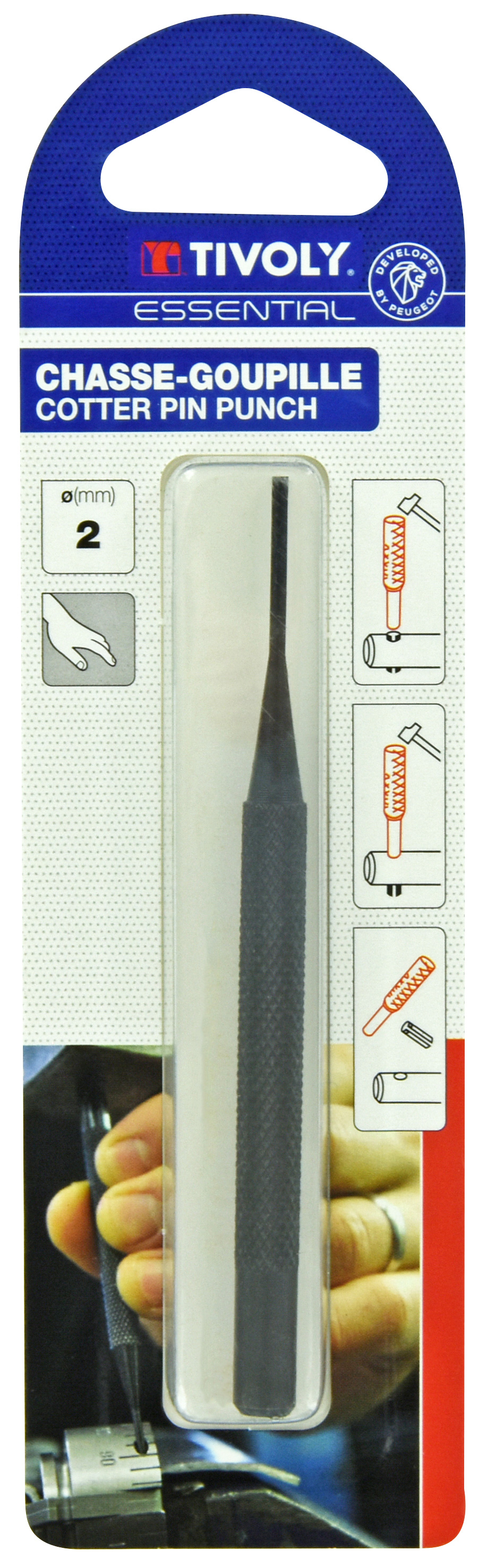 Chasse goupilles Ø 3 TIVOLY - 11101020300