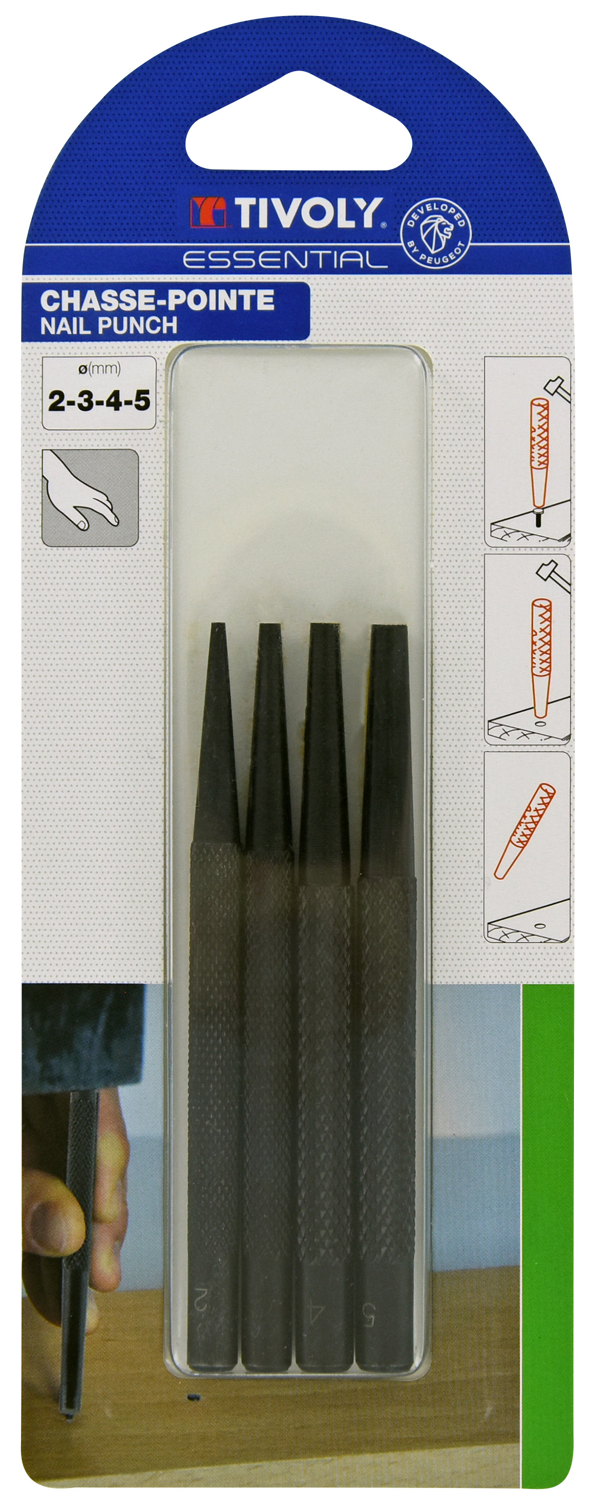 Chasse pointes Ø 2-3-4-5 TIVOLY - 11101620001