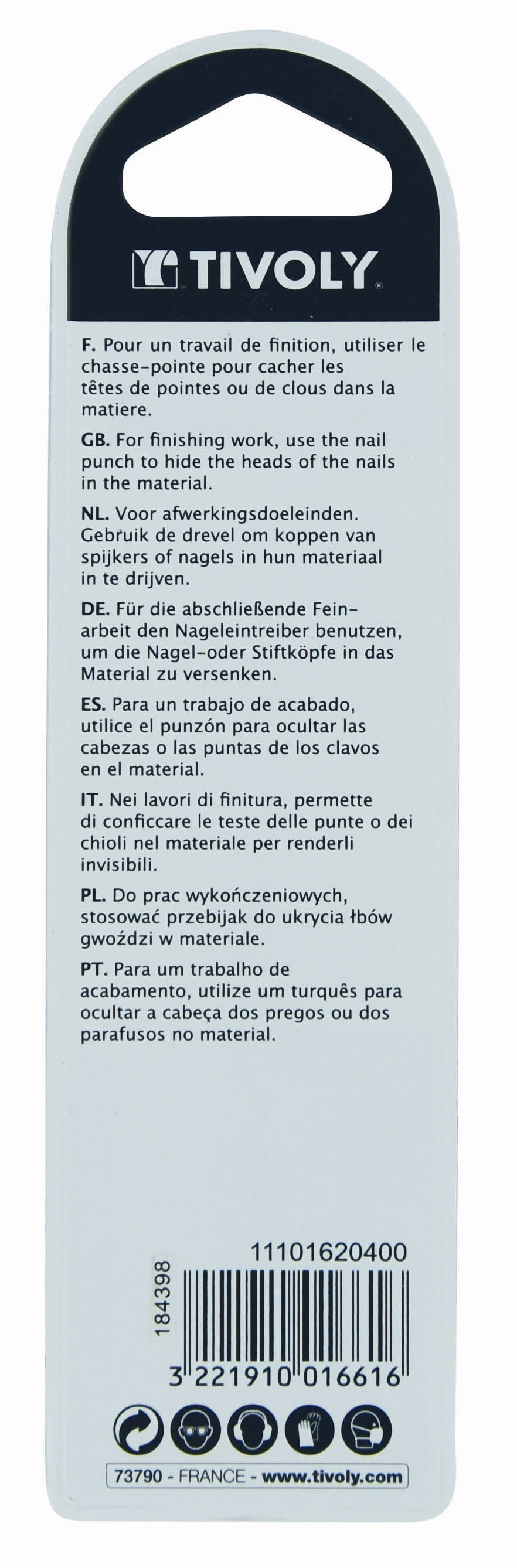 Chasse pointes Ø 3 TIVOLY - 11101620300