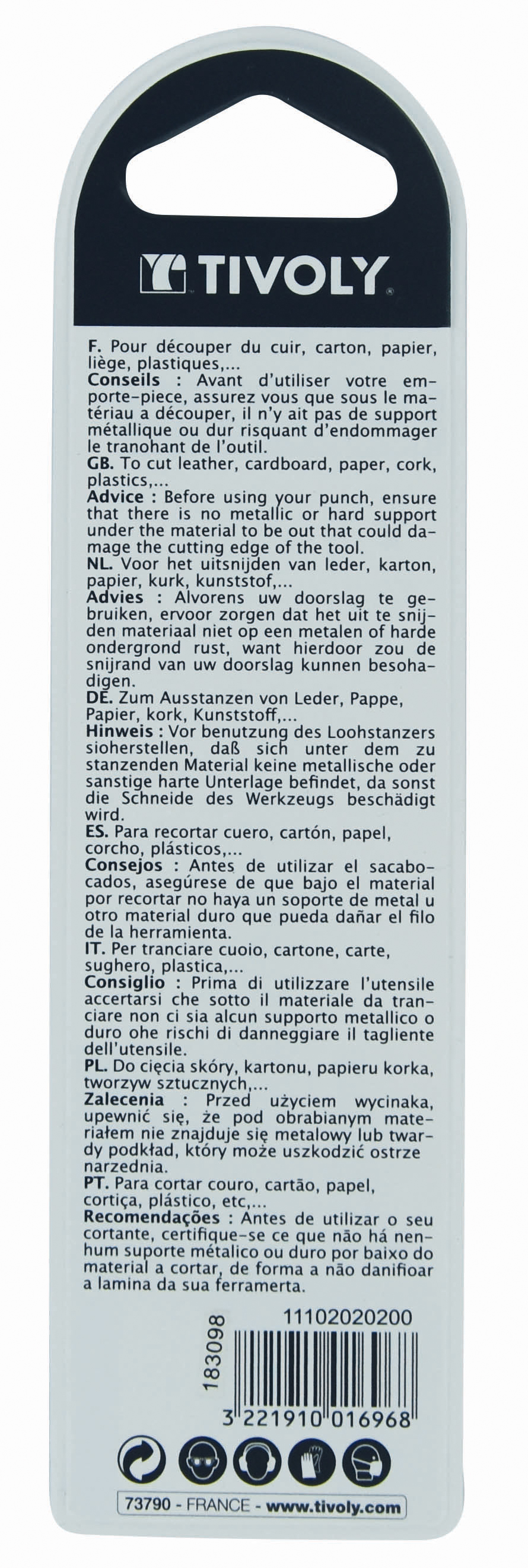 Emporte-pièces Ø 2 TIVOLY - 11102020200