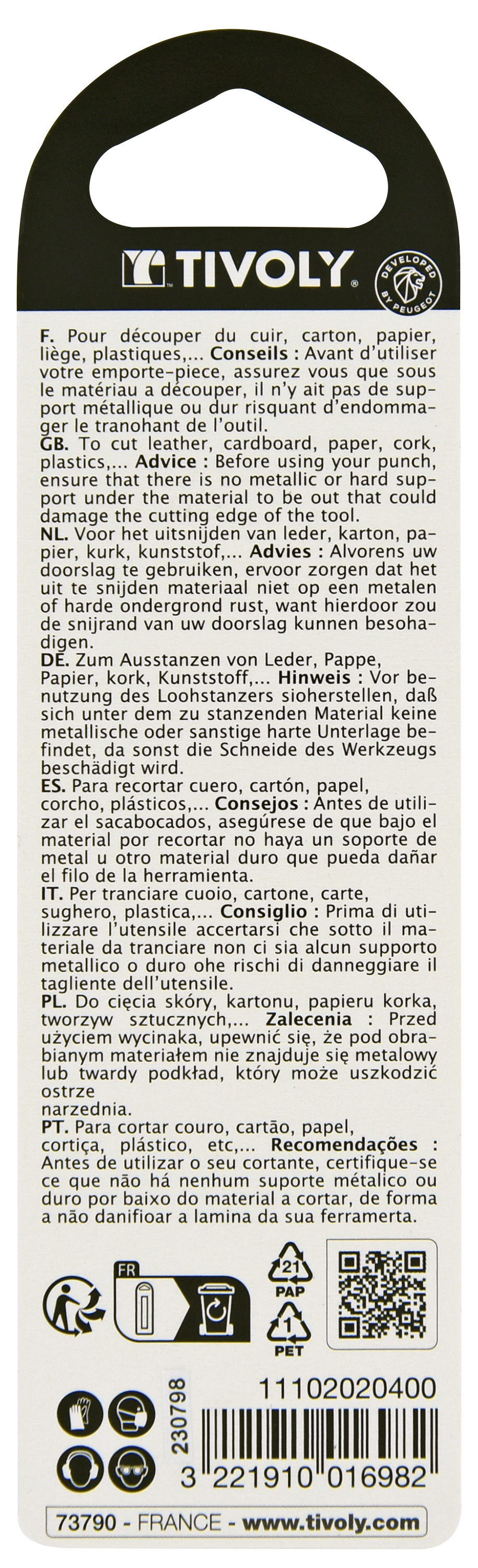 Emporte-pièces Ø 4 TIVOLY - 11102020400