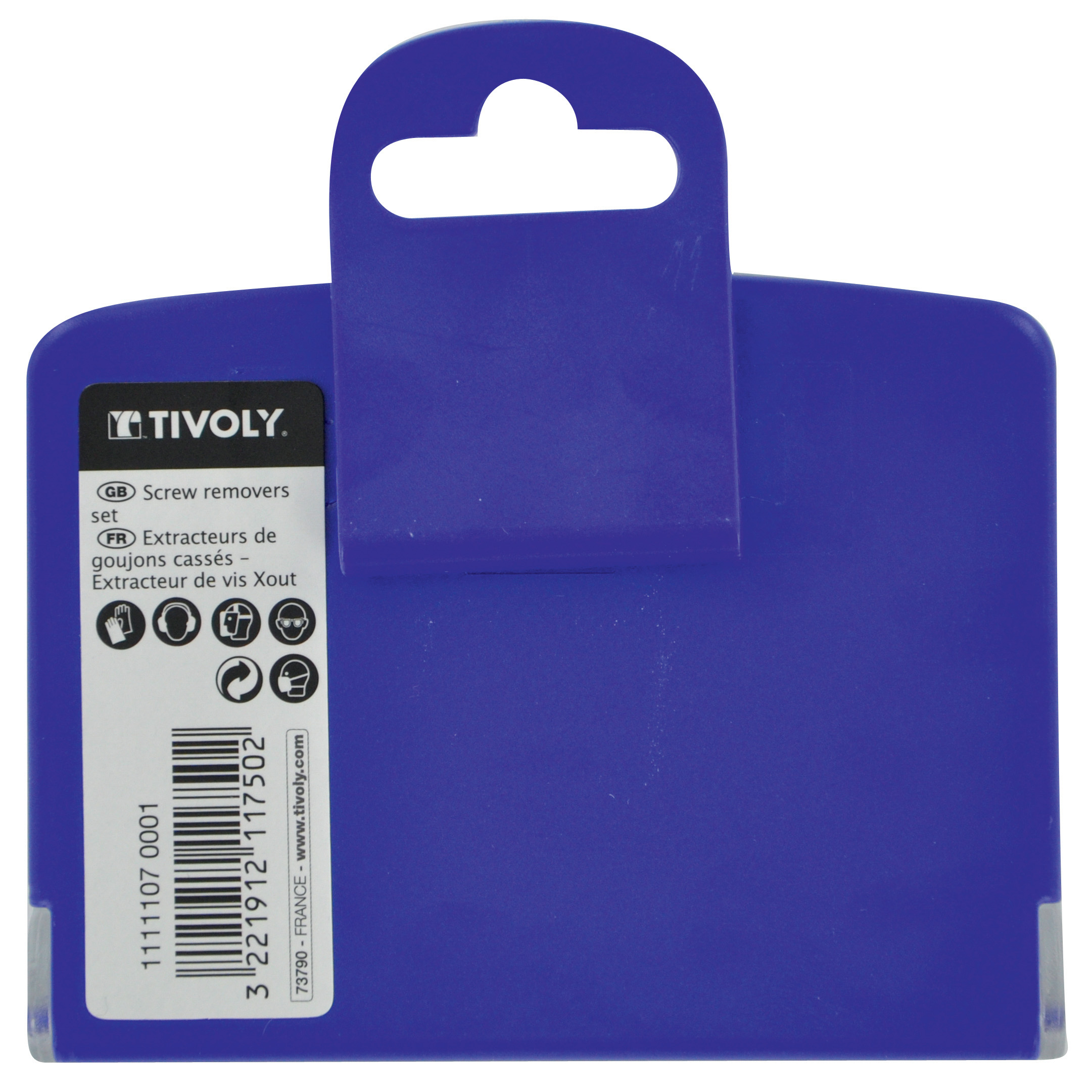 6 pièces -5 extracteurs goujons et vis cassés + 1 X-out N°2 TIVOLY - 11111070001