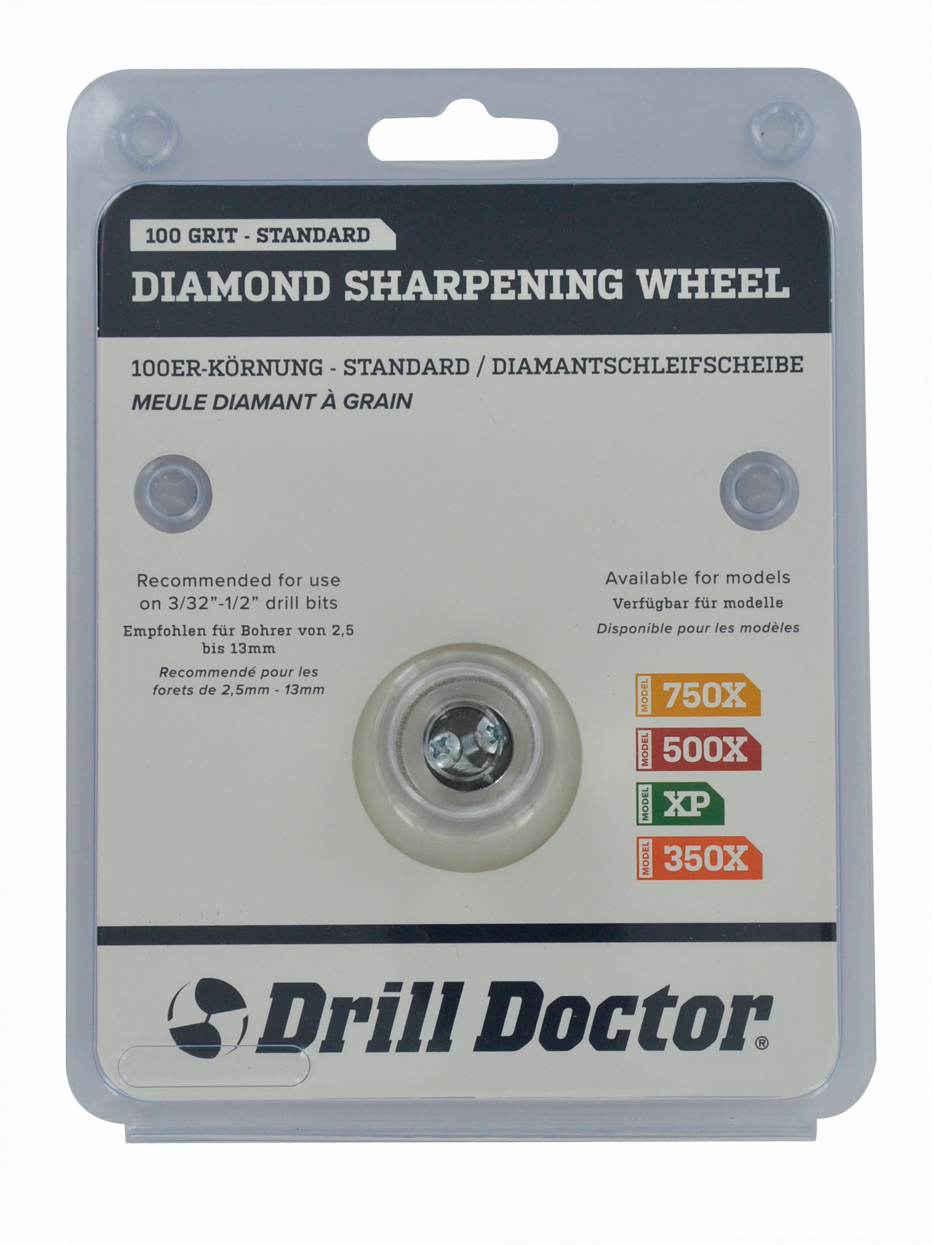 Meule diamant grain 100 pour affûteuses Drill Doctor TIVOLY - 11111720004