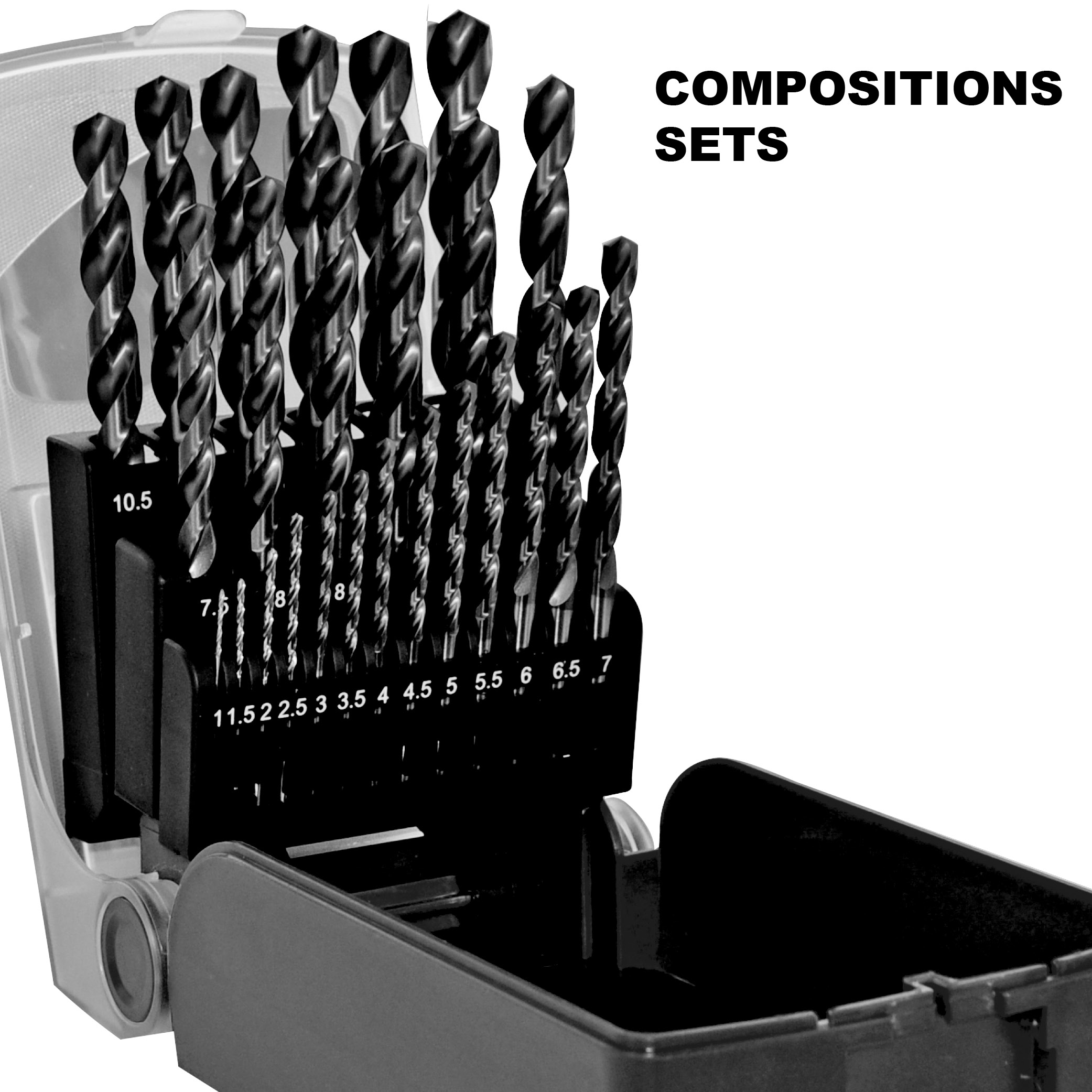 222 forets métaux HSS STEAM taillés meulés pointe en croix Ø 1 à 13 par 1/2 ESSENTIAL TIVOLY - 11453070026