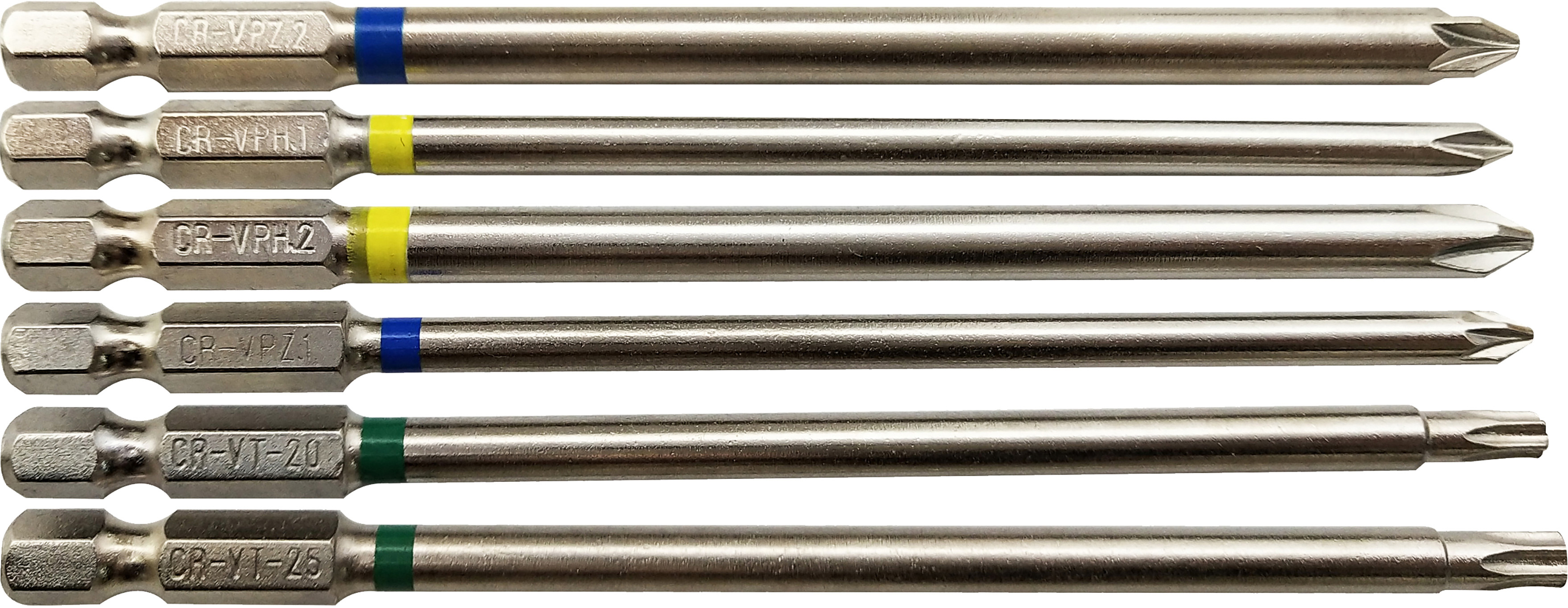 6 embouts L120mm PZ PH TX -STANDARD TIVOLY - 11501220007