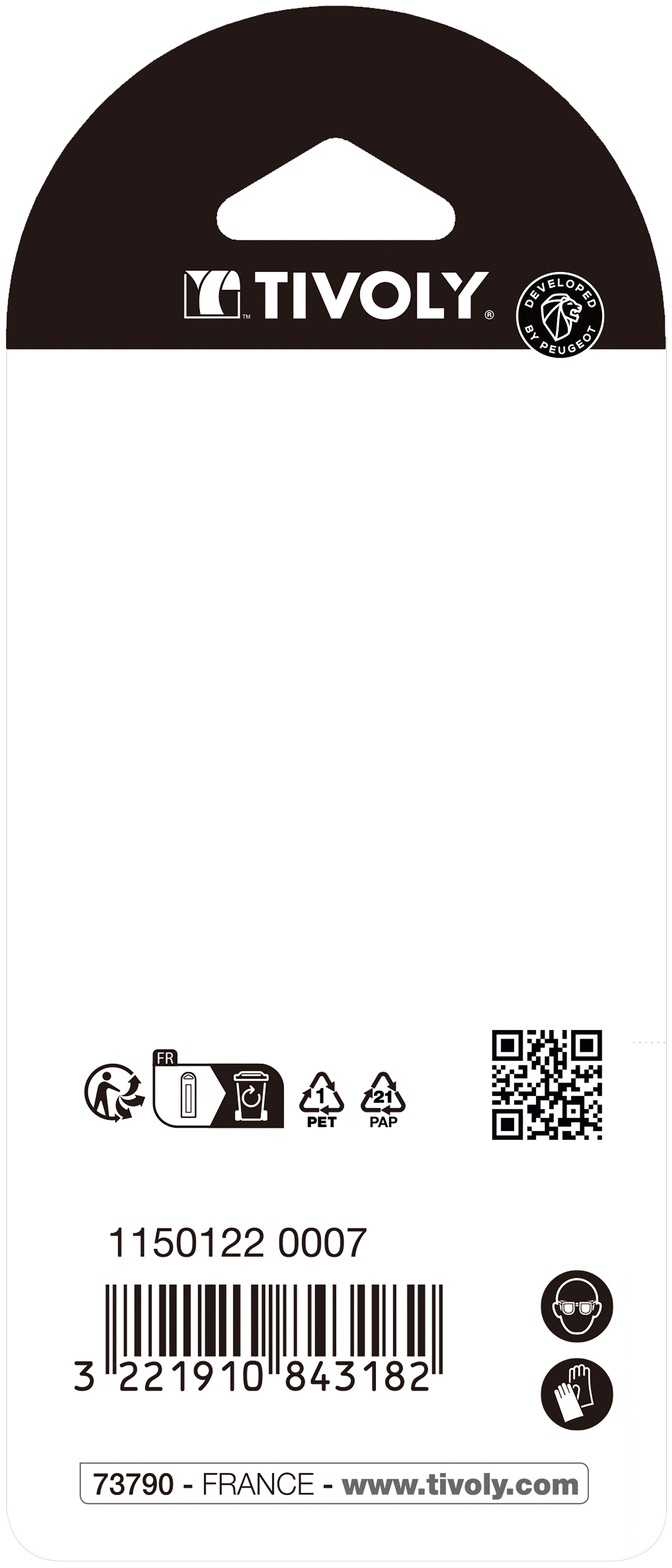 6 embouts L120mm PZ PH TX -STANDARD TIVOLY - 11501220007