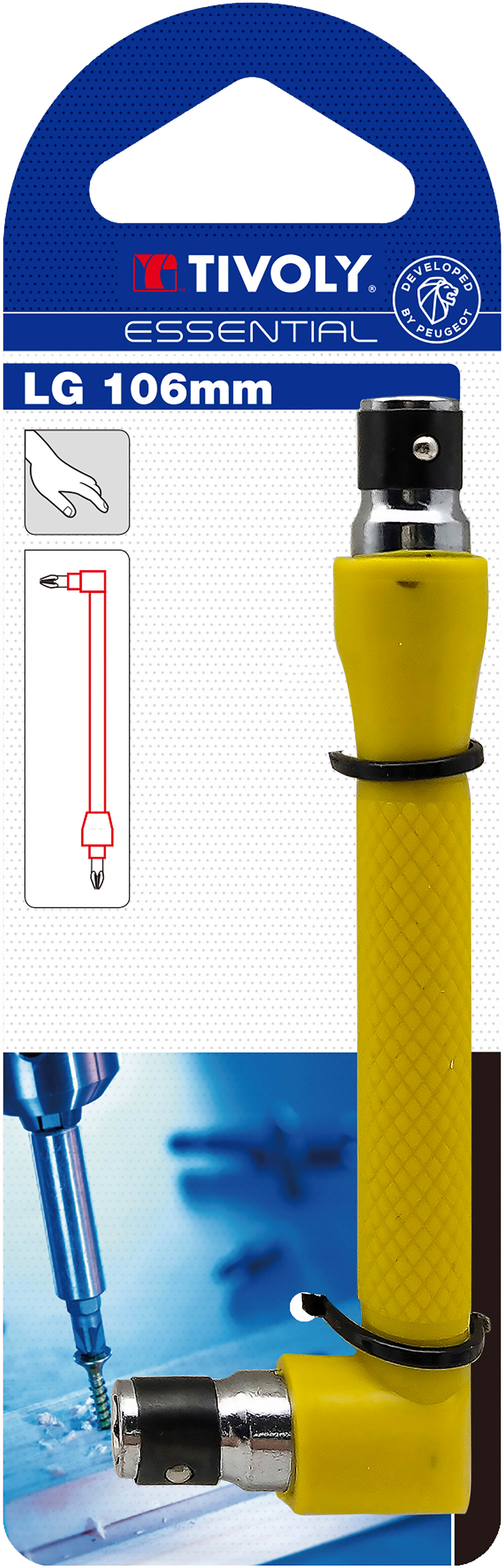 Poignée coudée TIVOLY - 11501320008