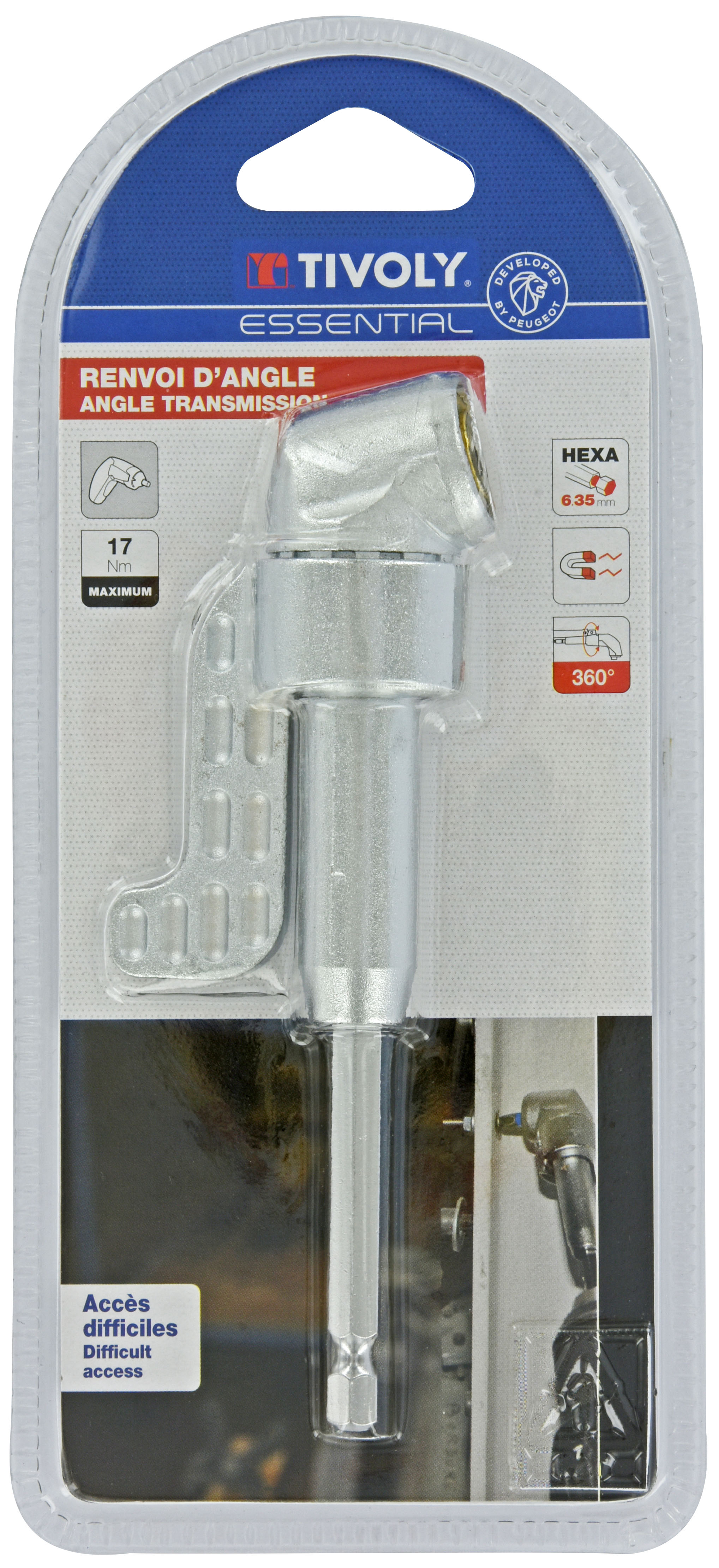 Renvoi d'angle 17Nm TIVOLY - 11501320014