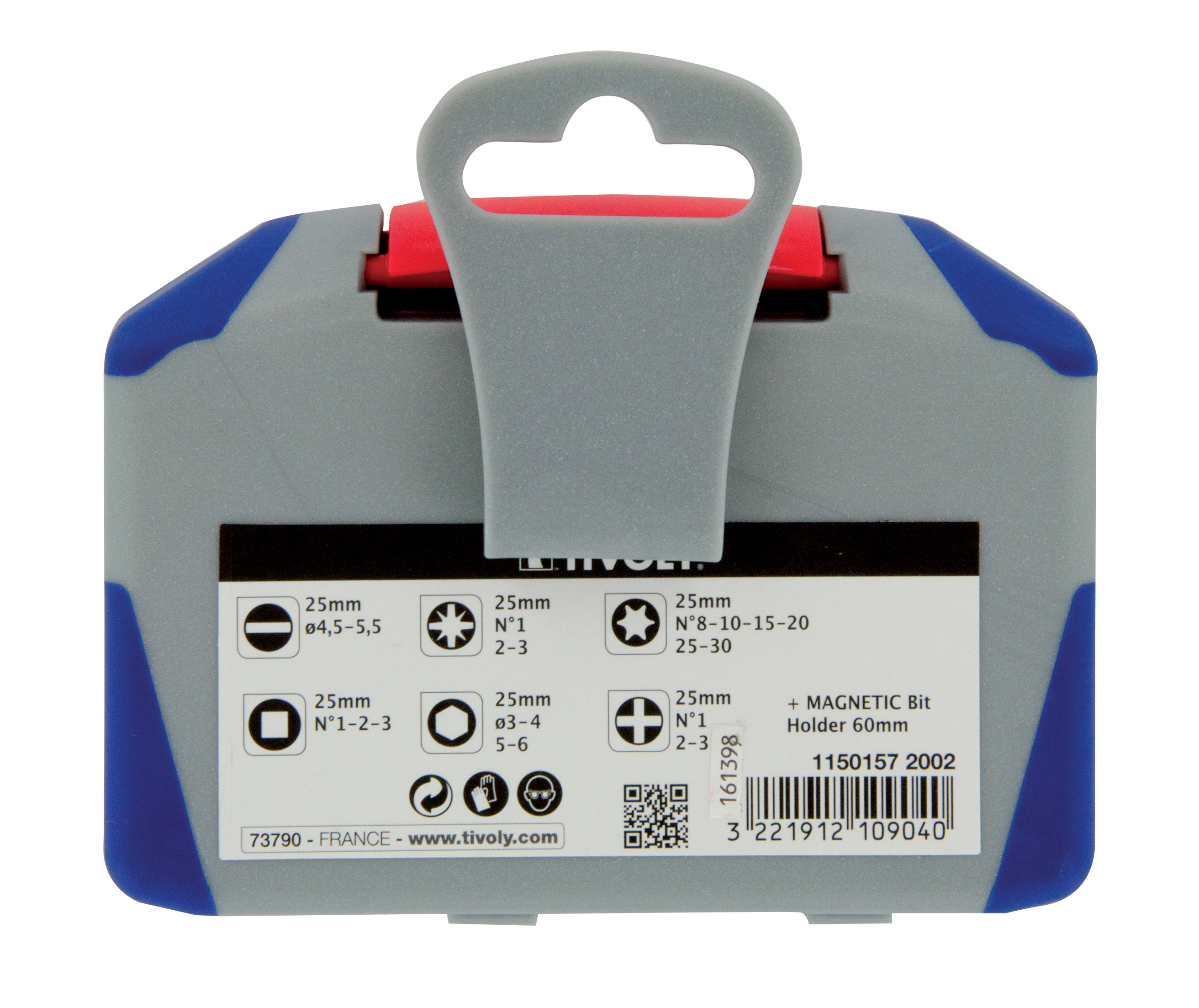 22 pièces -21 embouts standard + 1 porte-embout TIVOLY - 11501572002