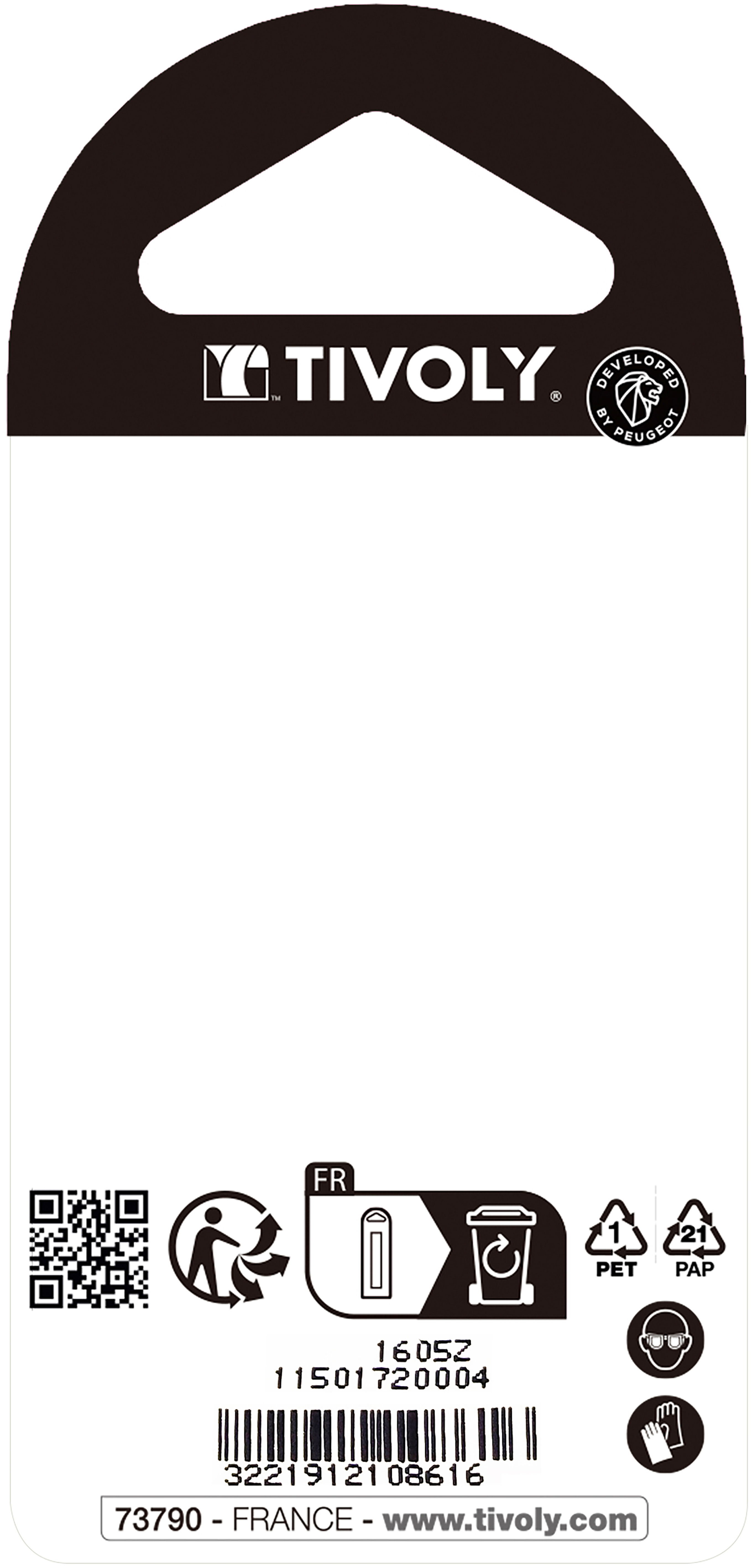 Embout de vissage -Vis sécurité -Pour vis Torx tamper N°: N6-8-9 / L: 25 TIVOLY - 11501720001