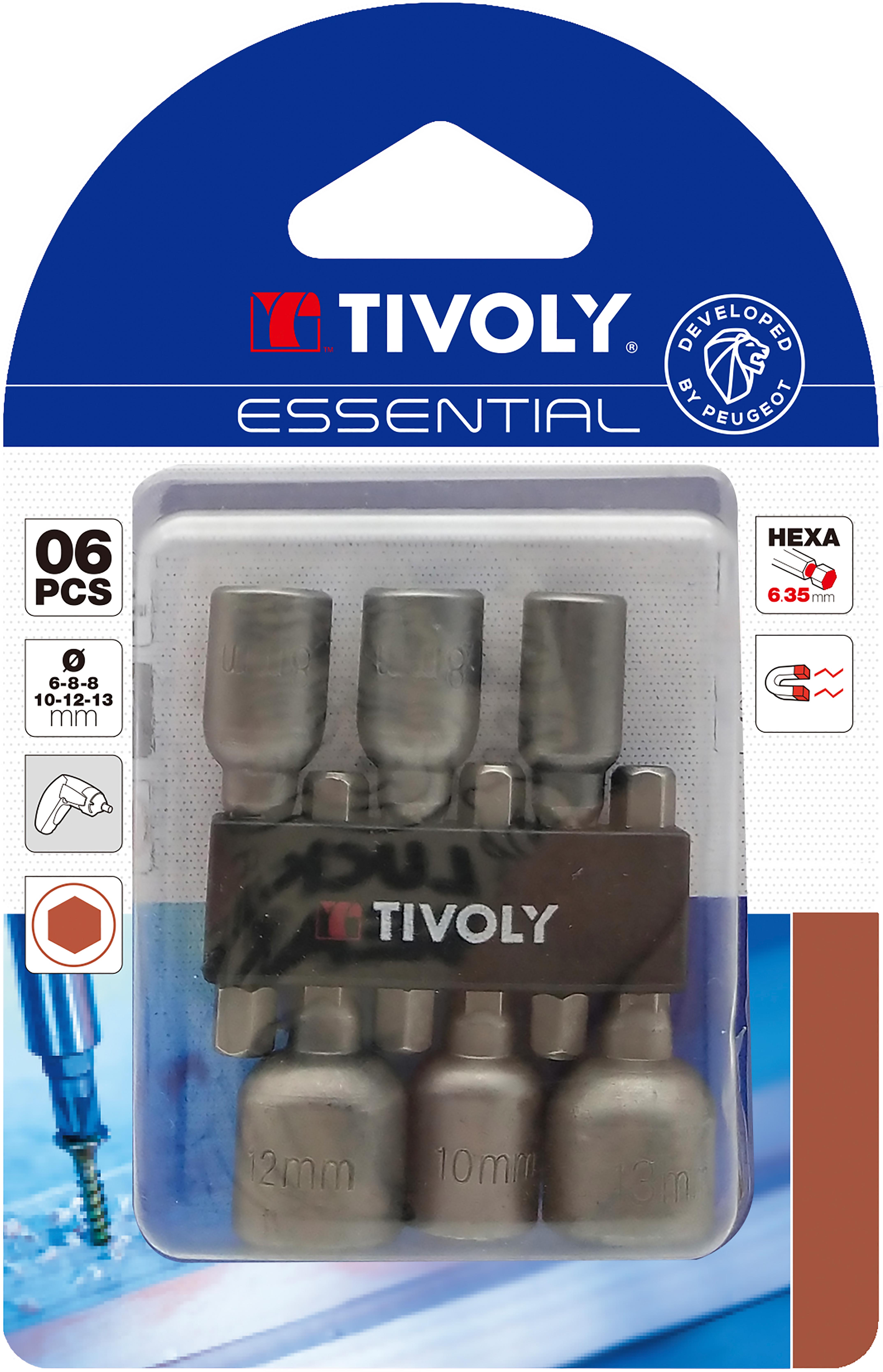 6 noix de serrage magnétique Ø 6 à 13 mm TIVOLY - 11501920001