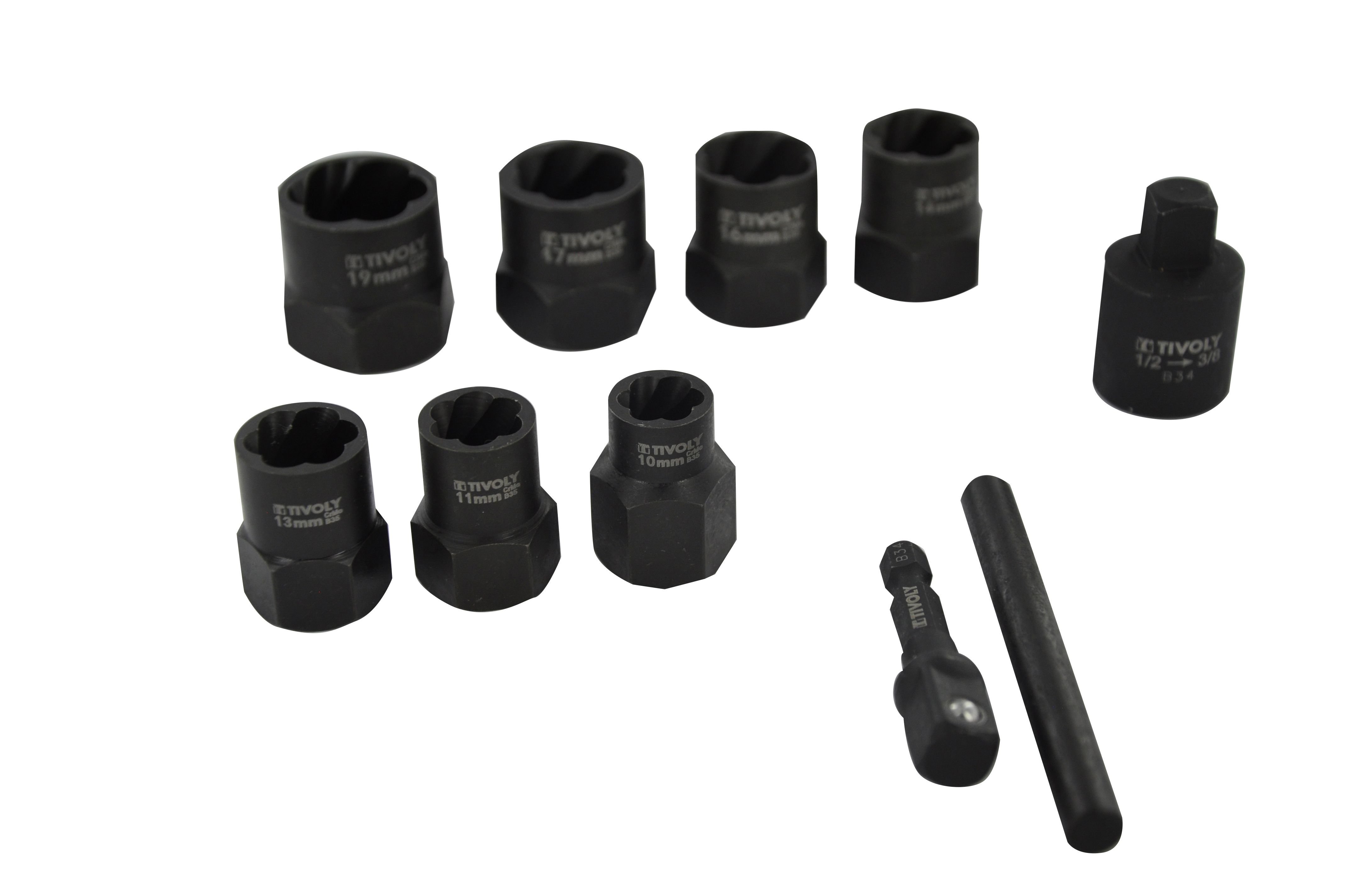 10 pièces -7 douilles d'extraction entrainement 3/8