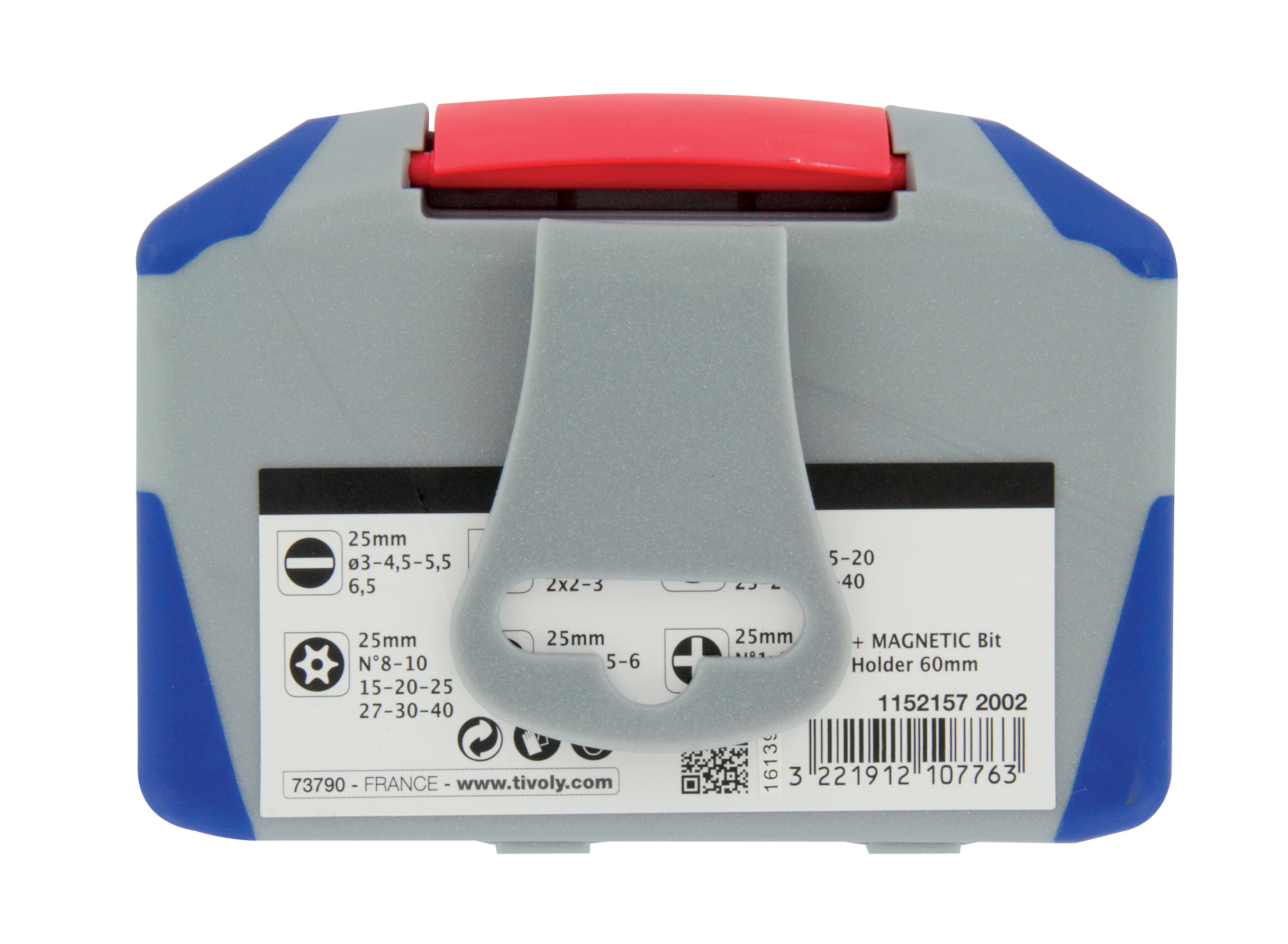 35 pièces -34 embouts torsion + 1 porte-embout magnétique Quick change TIVOLY - 11521572002