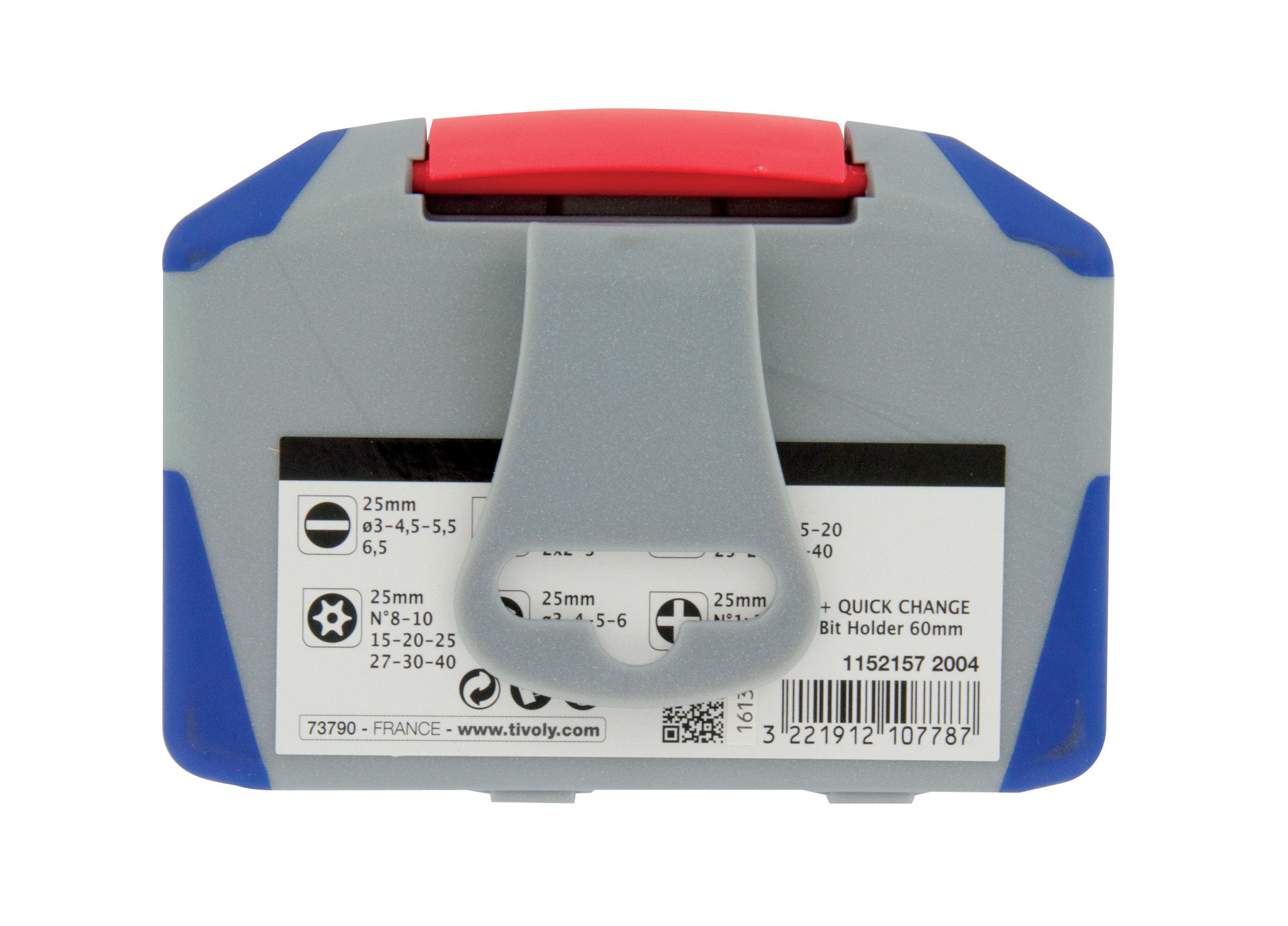 35 pièces -34 embouts torsion revêtus TiN + 1 porte-embout magnétique Quick change TIVOLY - 11521572004