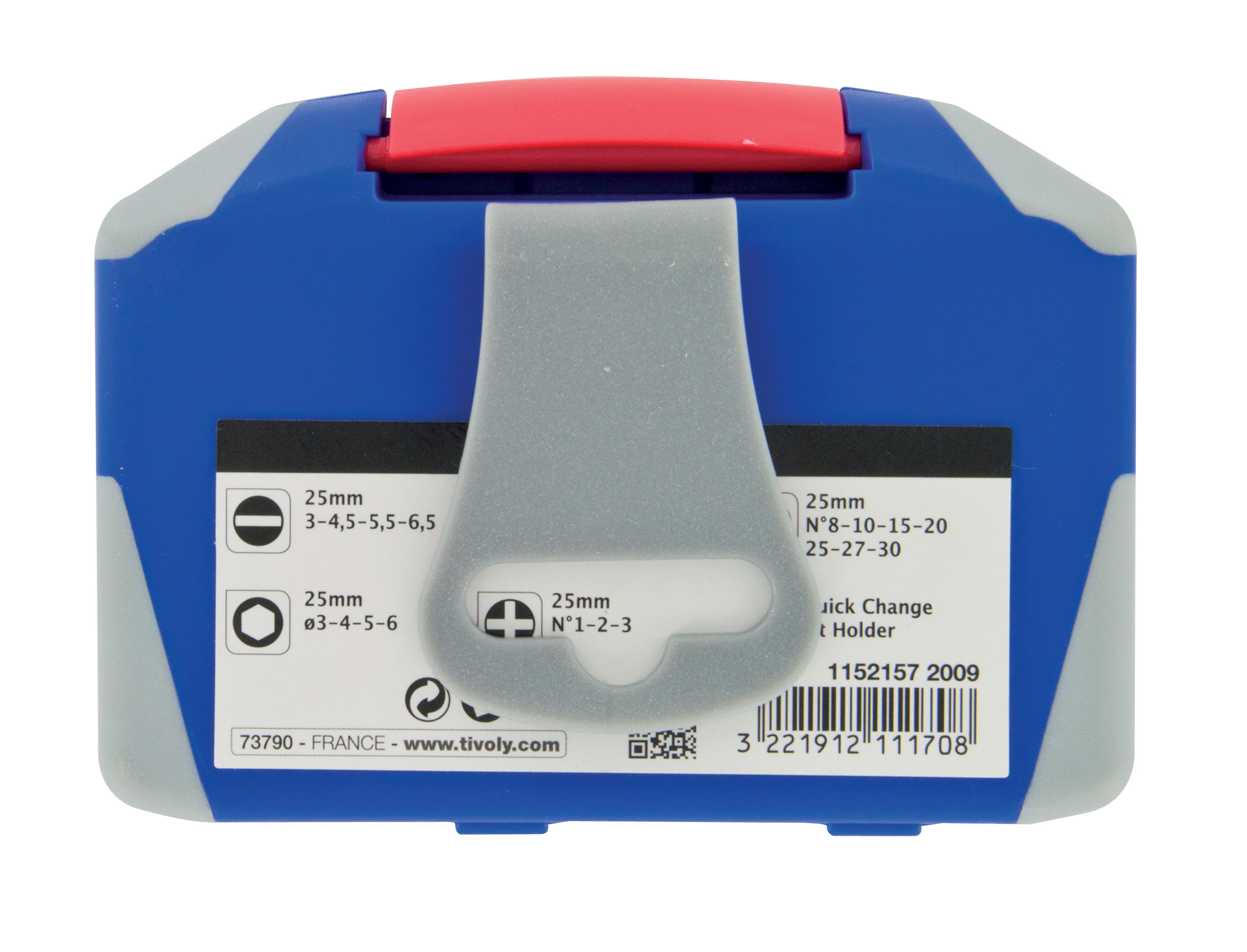 22 pièces -21 embouts torsion impact + 1 porte-embout impact à puissant aimant circulaire -IMPACT TIVOLY - 11521572009