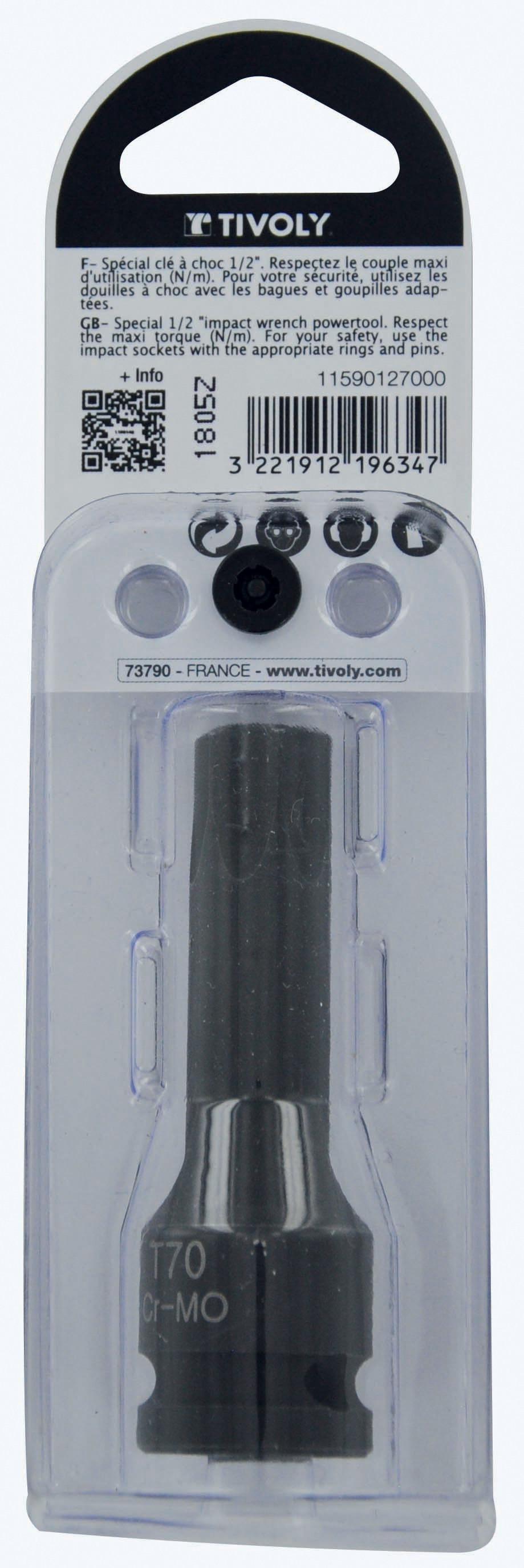 Douille à choc F 1/2