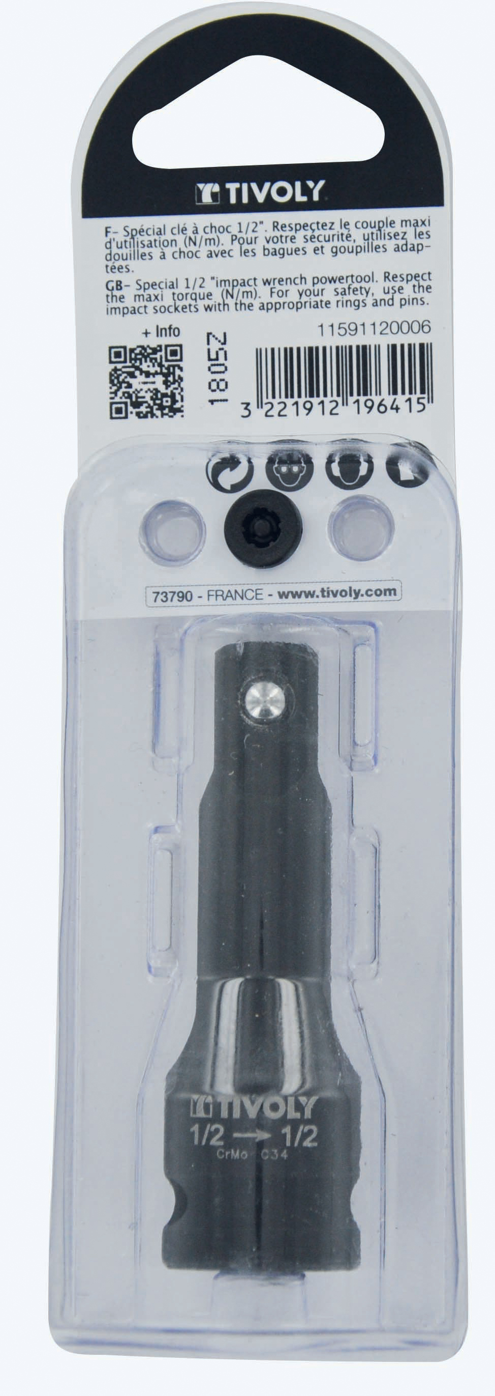 Rallonge à choc F 1/2