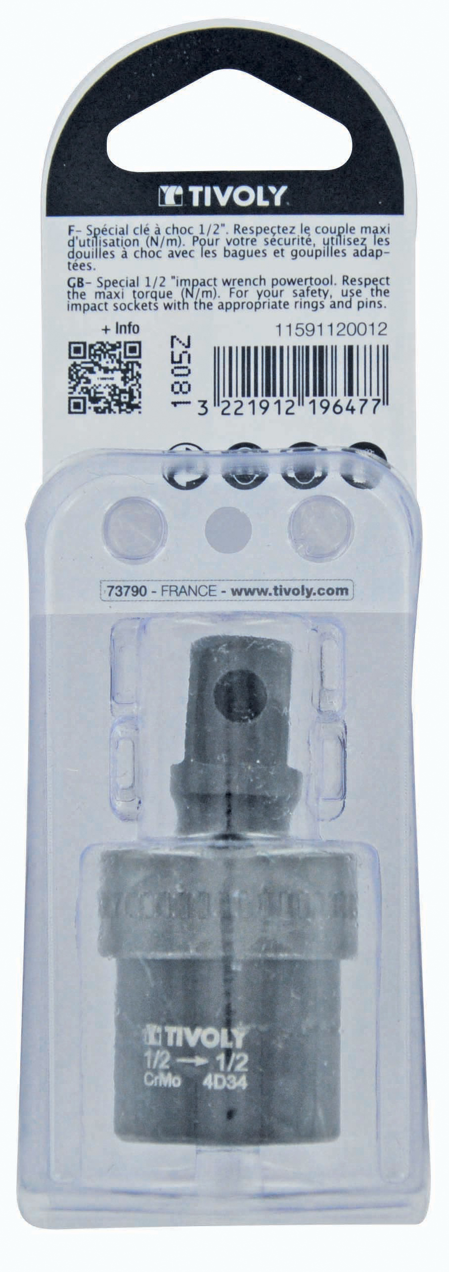 Cardan à choc F 1/2