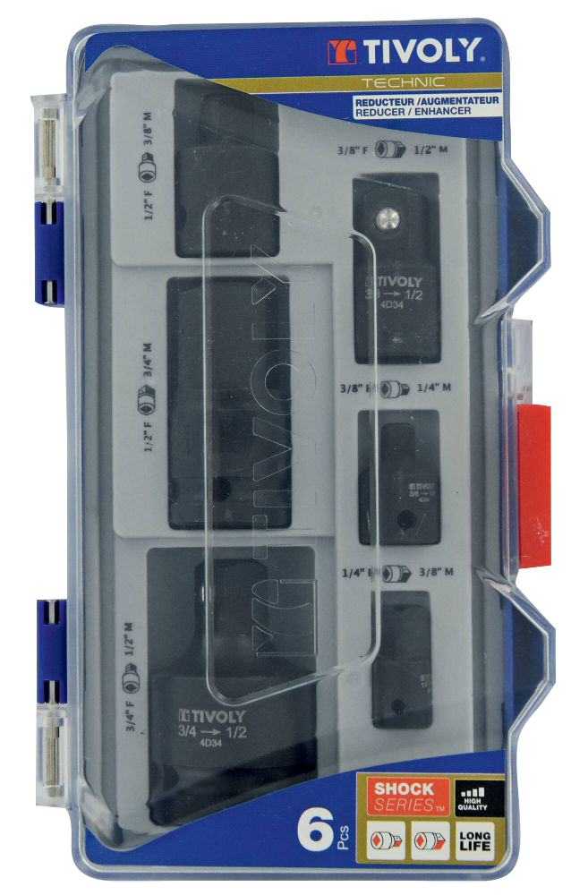 6 pièces -3 réducteurs + 3 augmentateurs -IMPACT TIVOLY - 11591170001