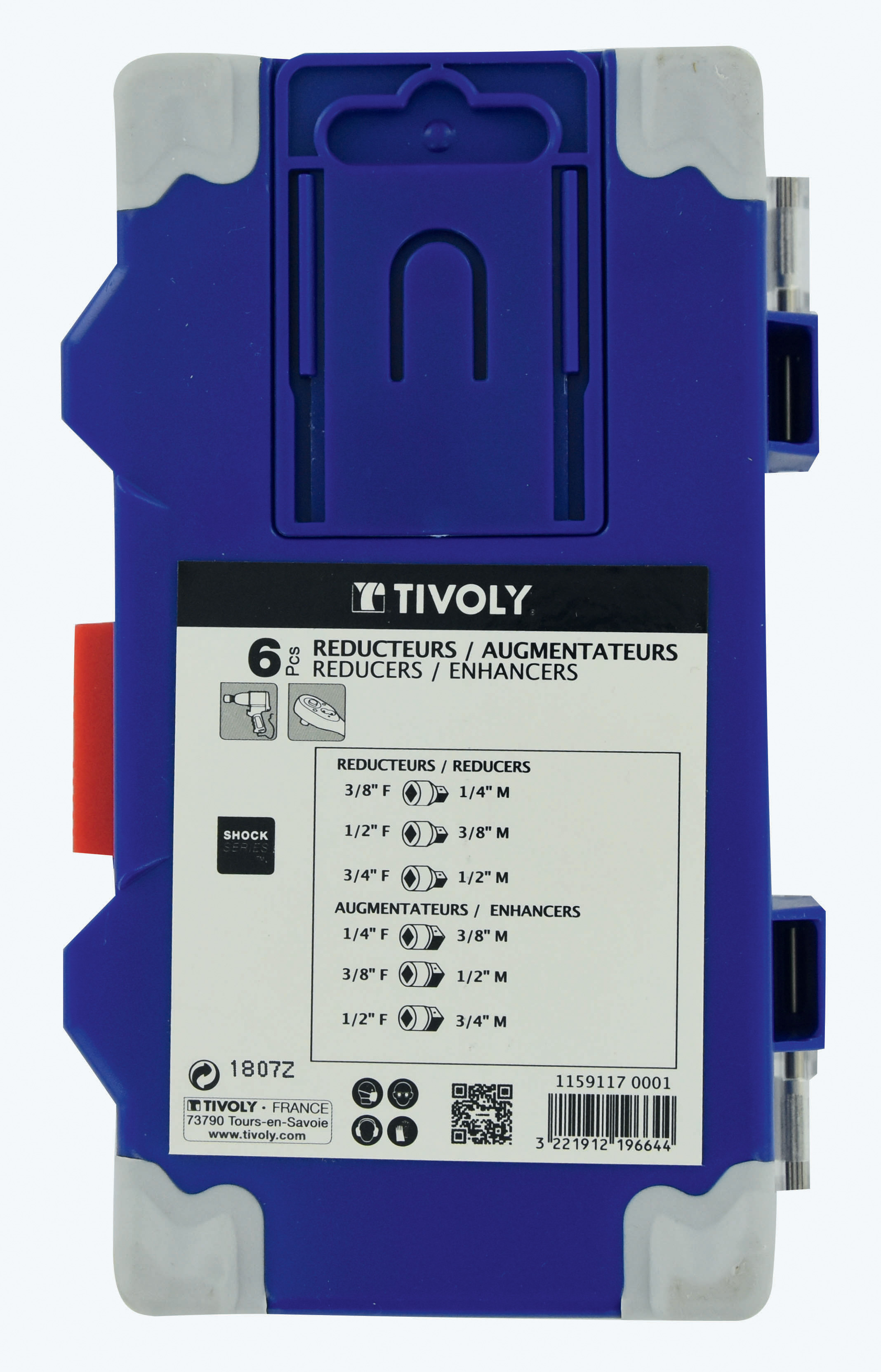 6 pièces -3 réducteurs + 3 augmentateurs -IMPACT TIVOLY - 11591170001