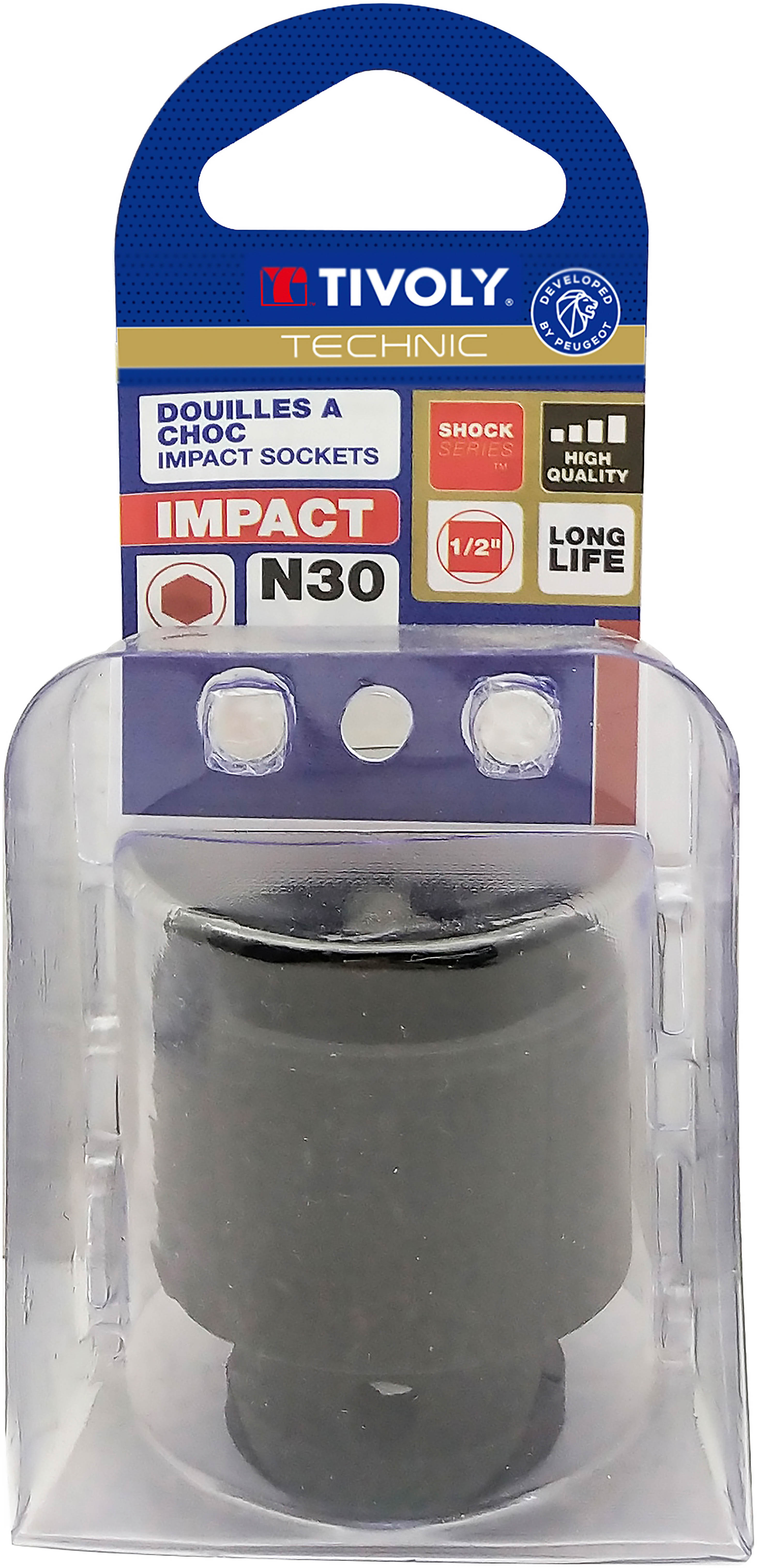 Douille à choc magnétique F 1/2