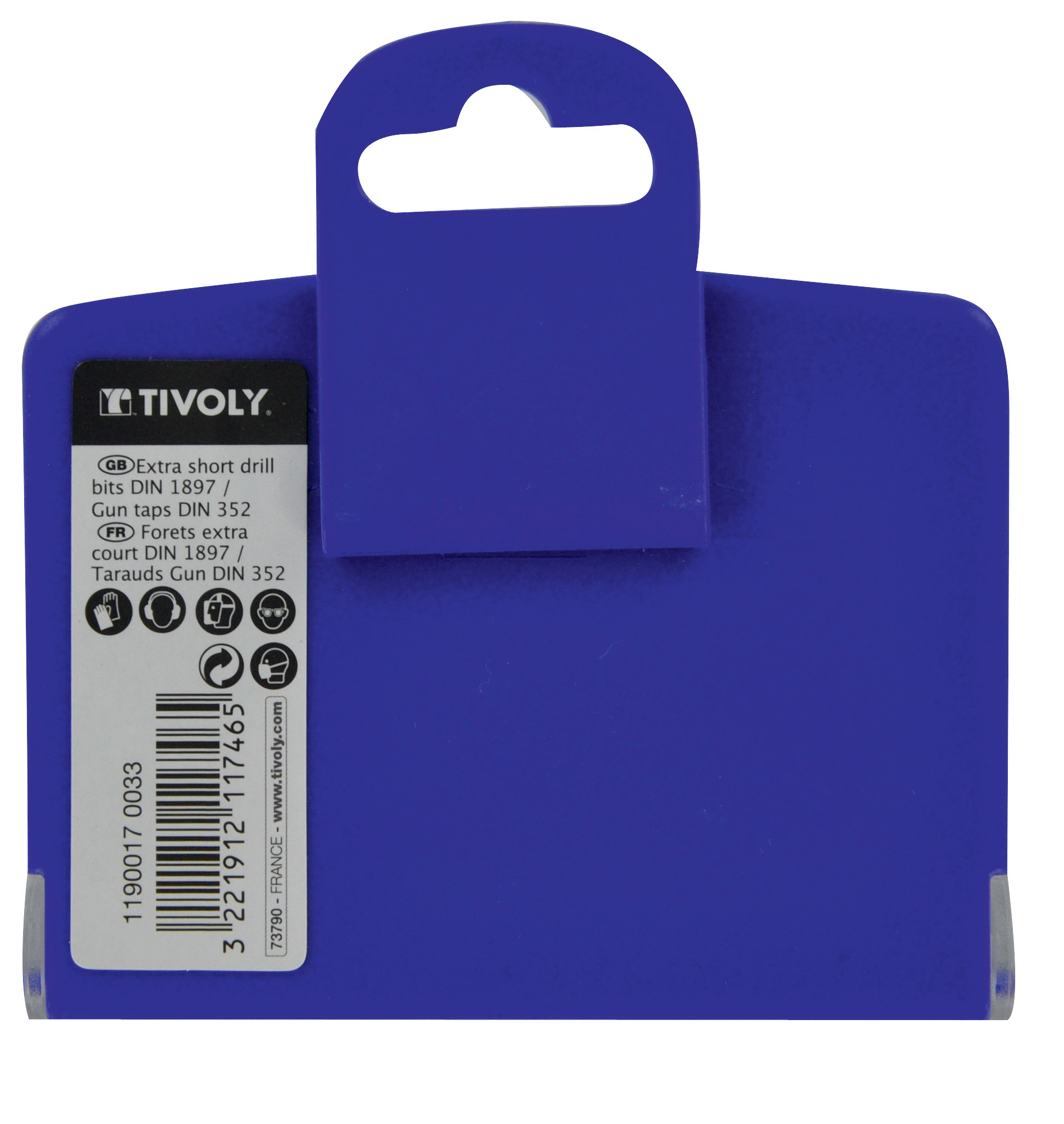 8 pièces - 4 tarauds HSS STEAM GUN DIN352 M4 à M8 + 4 forets HSS extra courts taillés meulés pointe en croix TIVOLY - 11900170033