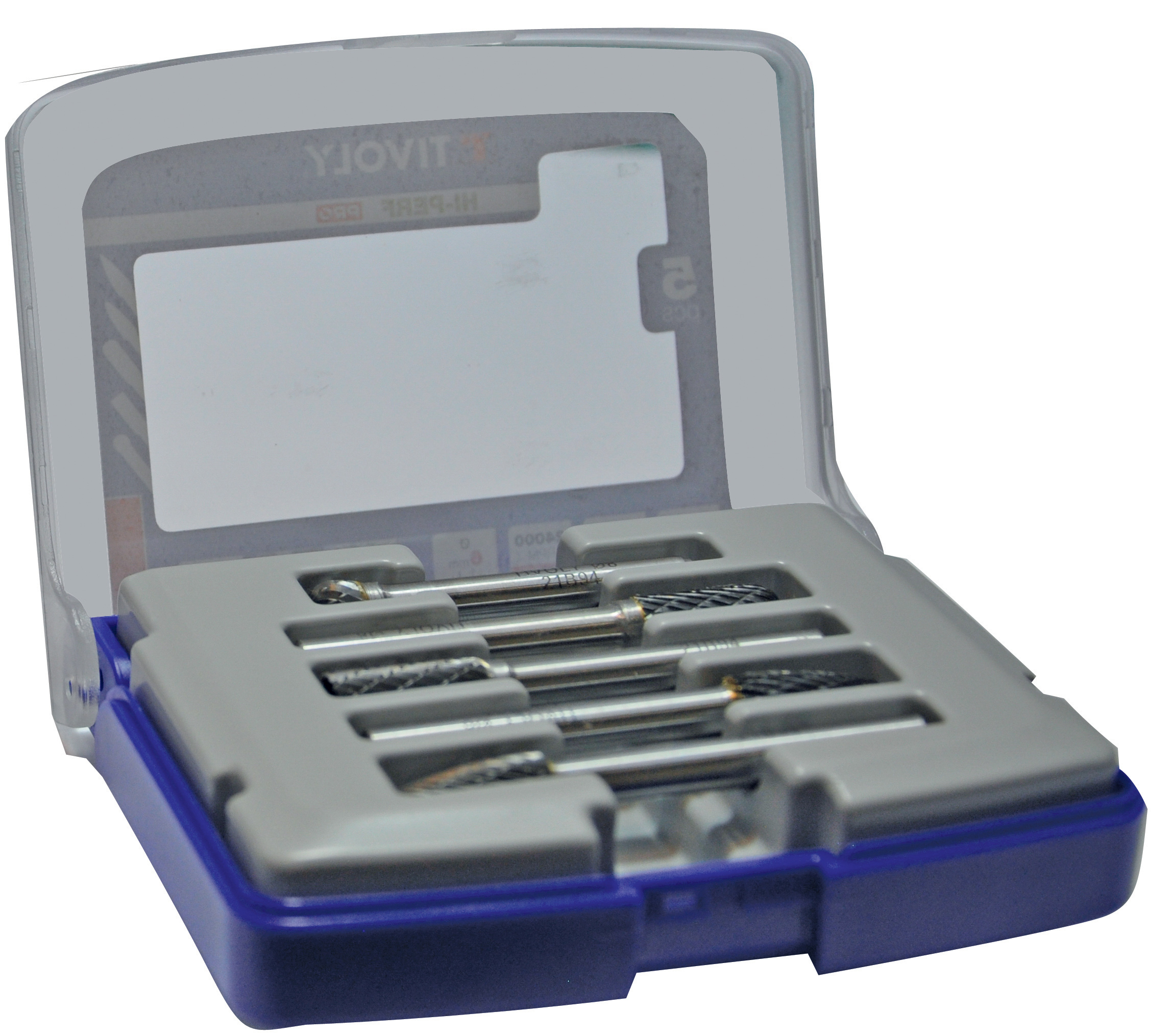 8 pièces- 2 mèches & fraises 90° bois queue hexagonale + Embouts inox + 1 porte-embout TIVOLY - 11900670002