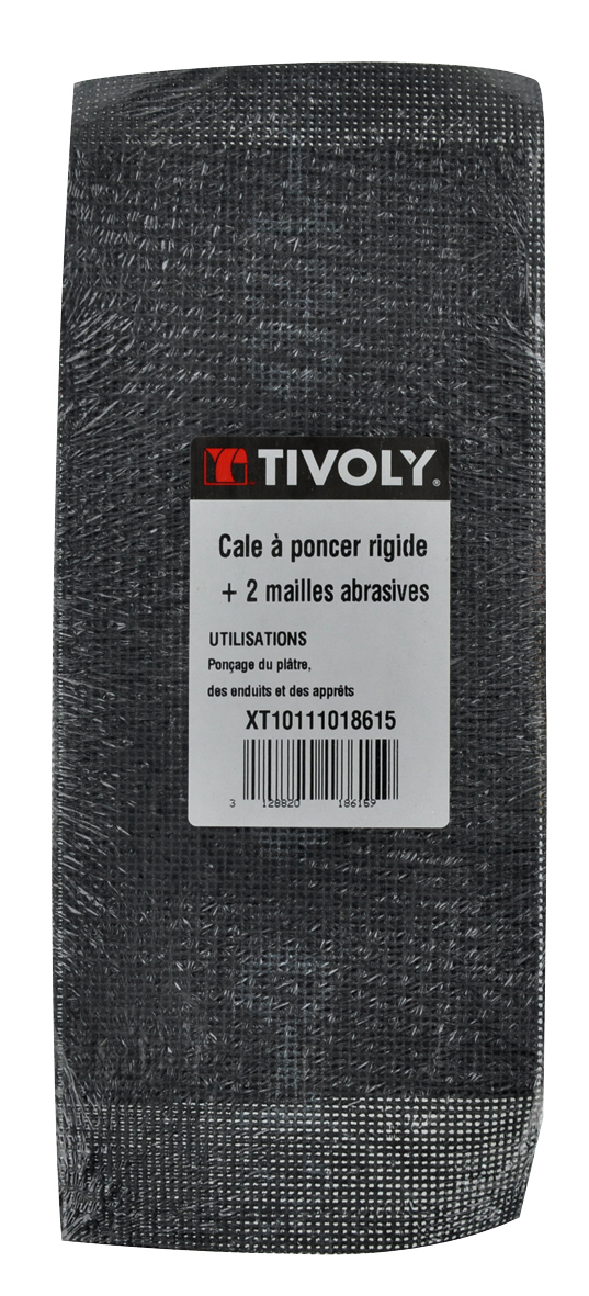 3 pièces -1 cale à poncer rigide Ø 230 x115mm + 2 treillis TIVOLY - XT10111018615