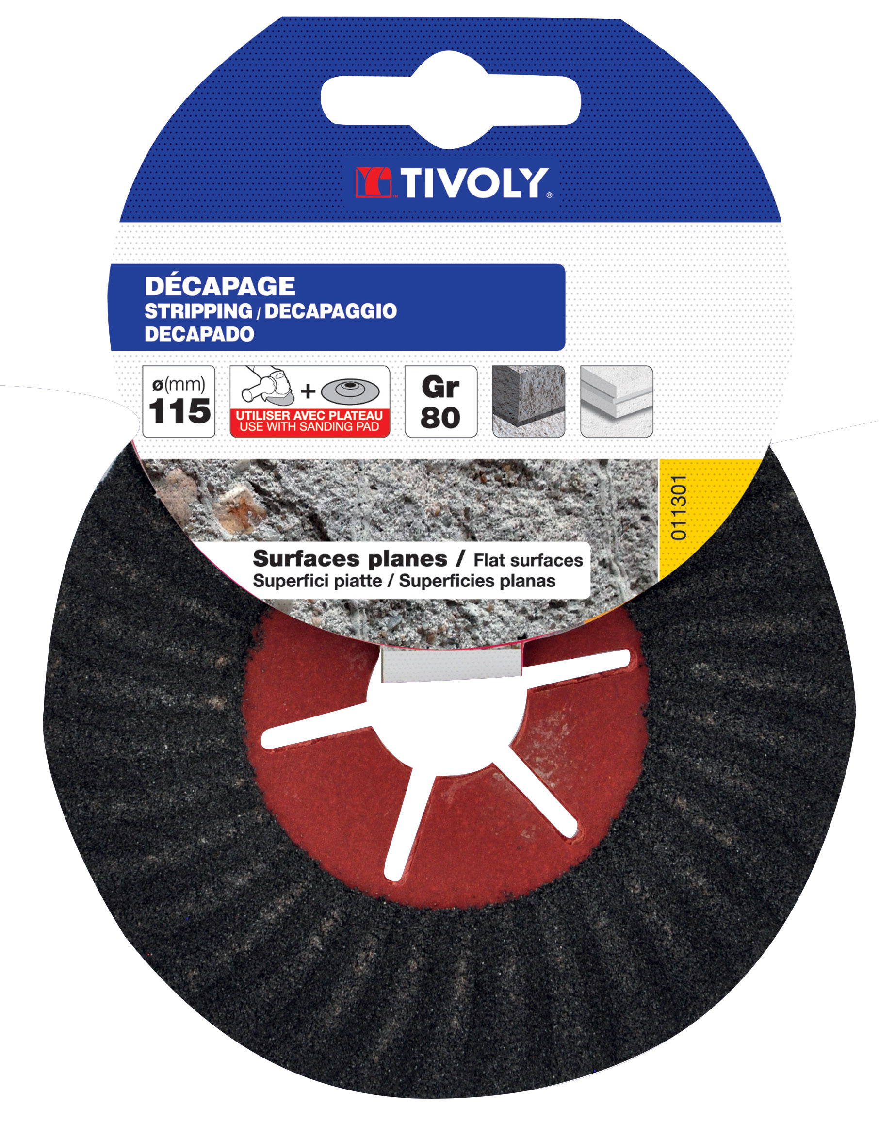 Disque SEMI-RIGIDE (Cartonnette brochable) / Dim Ø115 / Gr : 80 TIVOLY - XT10112011301