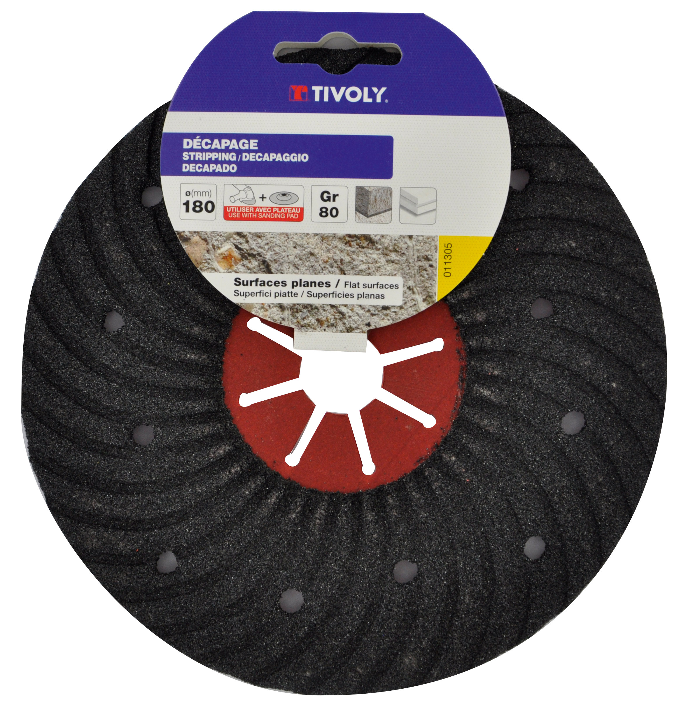 Disque SEMI-RIGIDE (Cartonnette brochable) / Dim Ø180 / Gr : 36 TIVOLY - XT10112011304