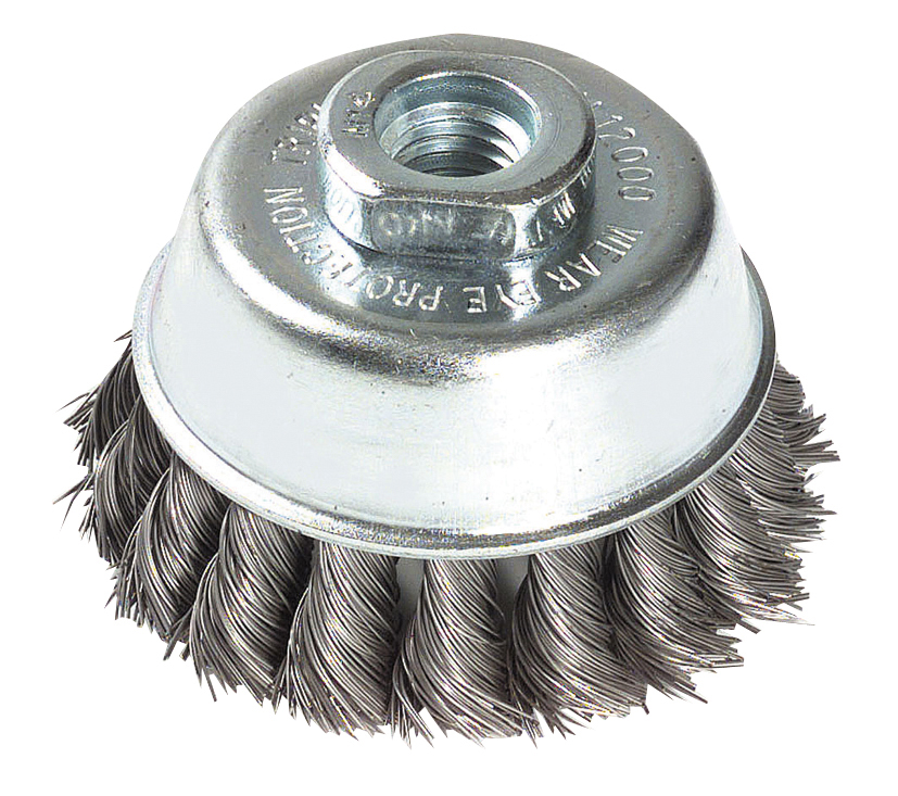 Brosse COUPE -Fil acier torsadé -Gros décapage du métal (Vrac) / Ø: 65 / 0.35 TIVOLY - XT20211000370