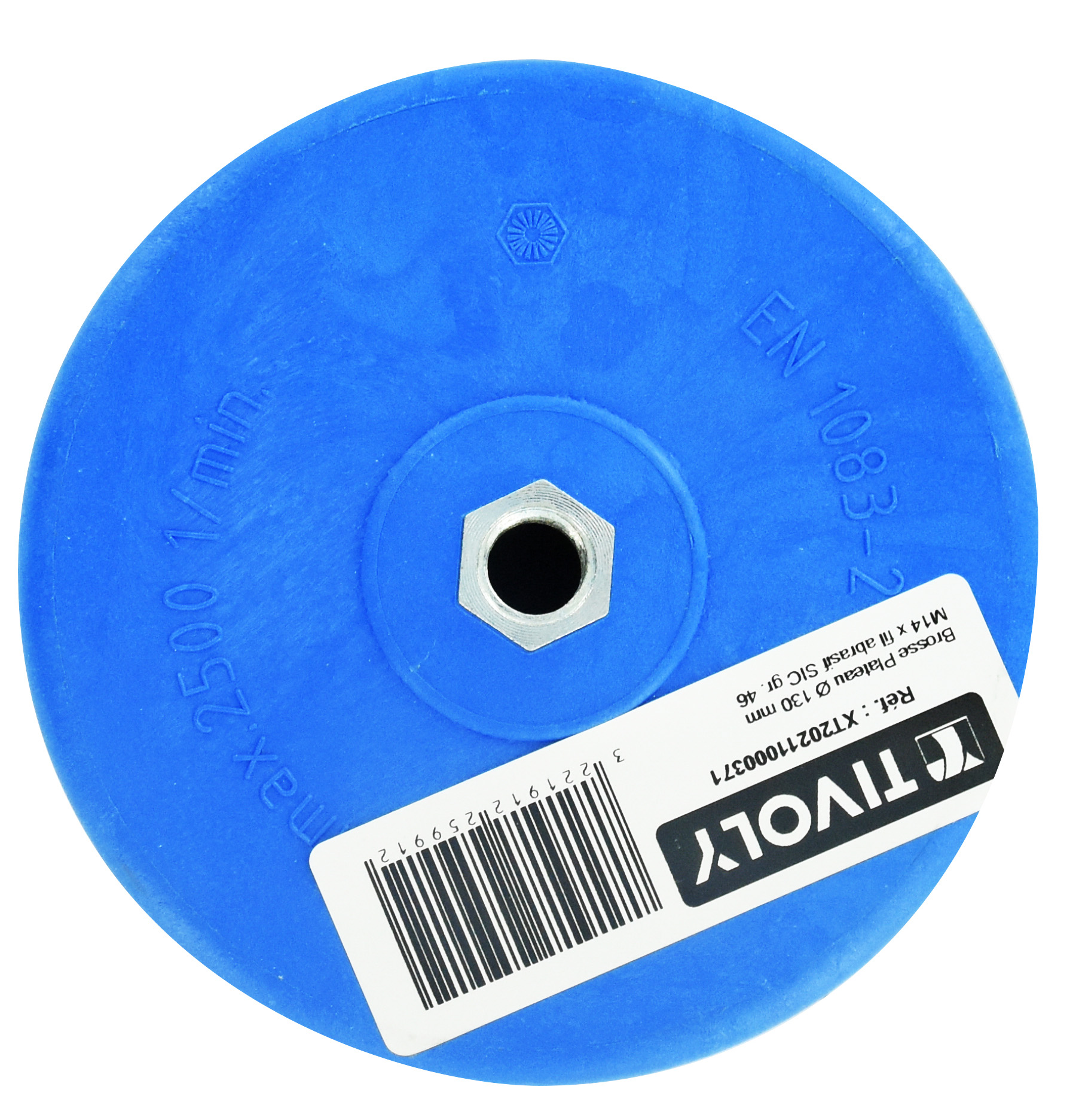 Brosse nylon M14 | Spécial polisseuse | polissage du bois | Ø130 mm TIVOLY - XT20211000371