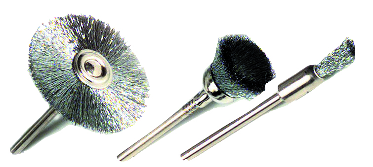 3 pièces mini-brosses : pinceau - coupe - circulaire TIVOLY - XT20252000566