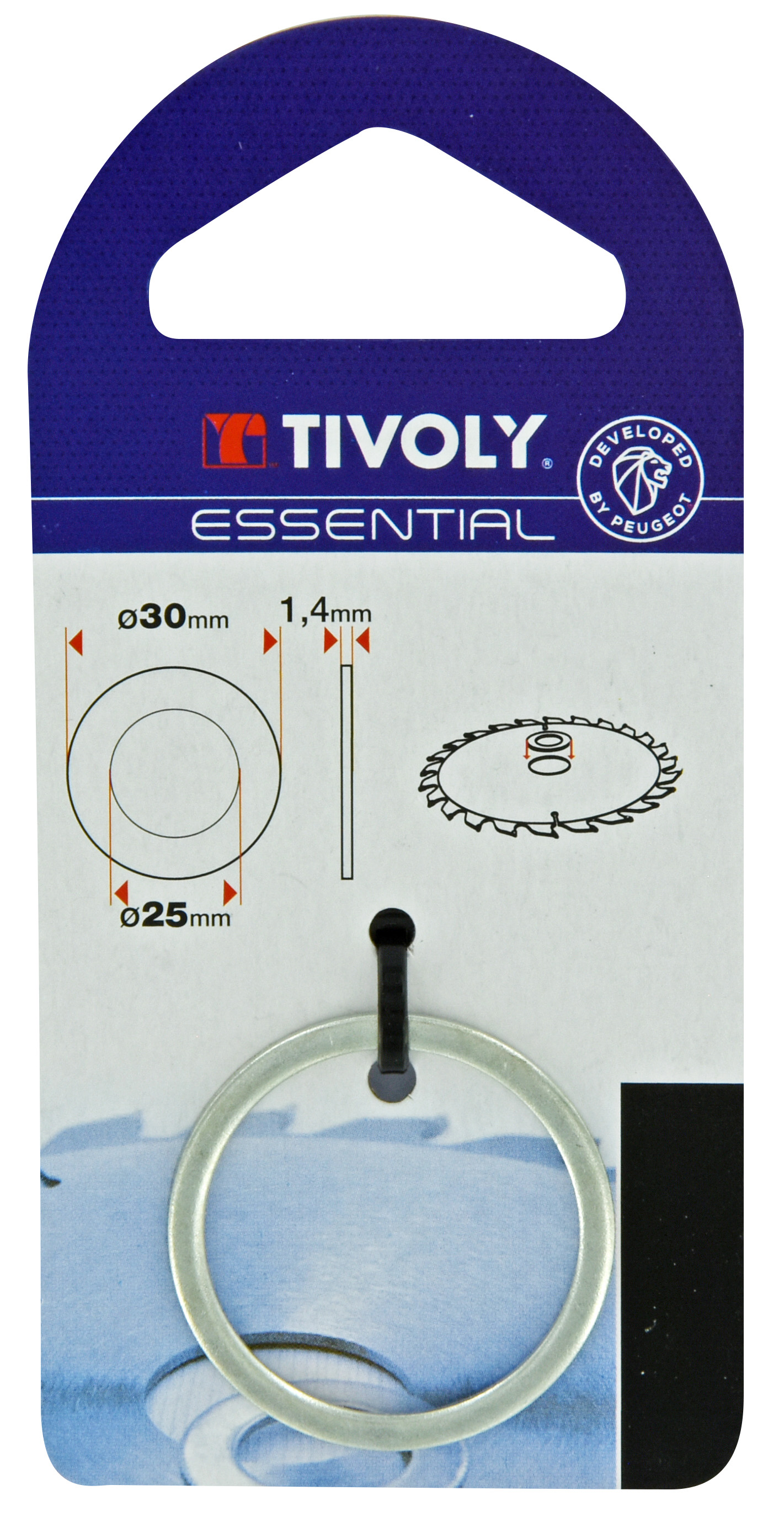 BAGUES DE REDUCTION | Scie circulaire Ø30>>>Ø25 TIVOLY - XT50512004240