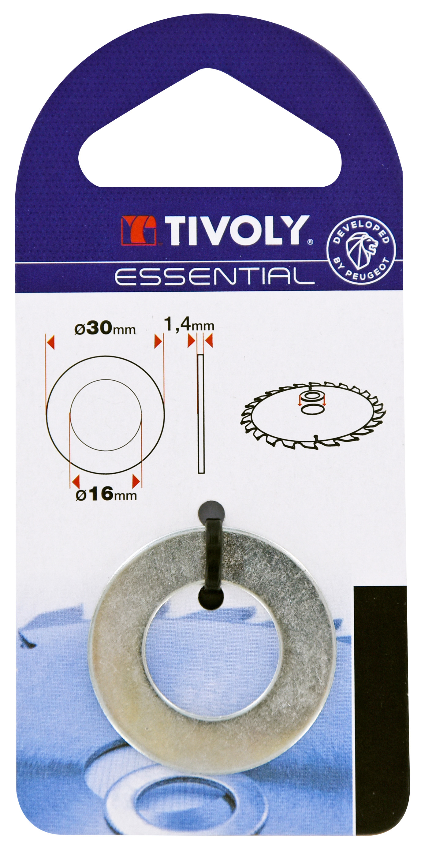 BAGUES DE REDUCTION | Scie circulaire Ø30>>>Ø16 TIVOLY - XT50512004265
