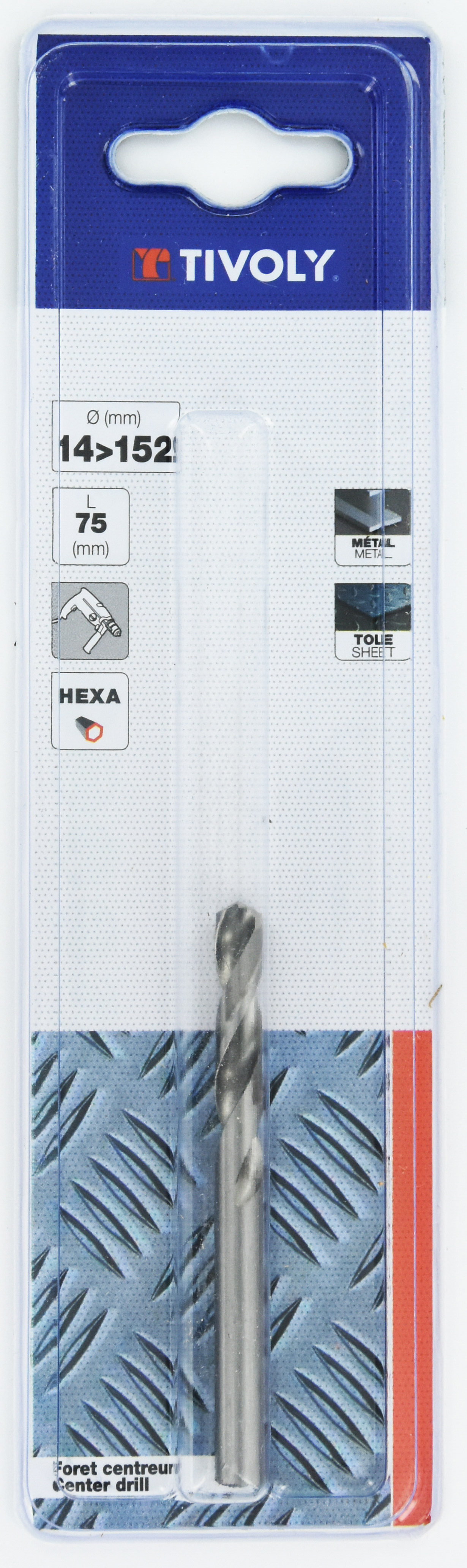 Foret HSS Ø 6mm pour arbre pilote TIVOLY - XT50522052246