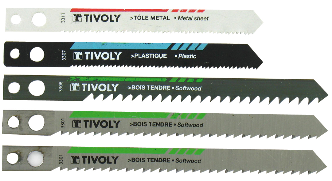 5 lames MAKITA bois, plastique et tôle TIVOLY - XT50572004311