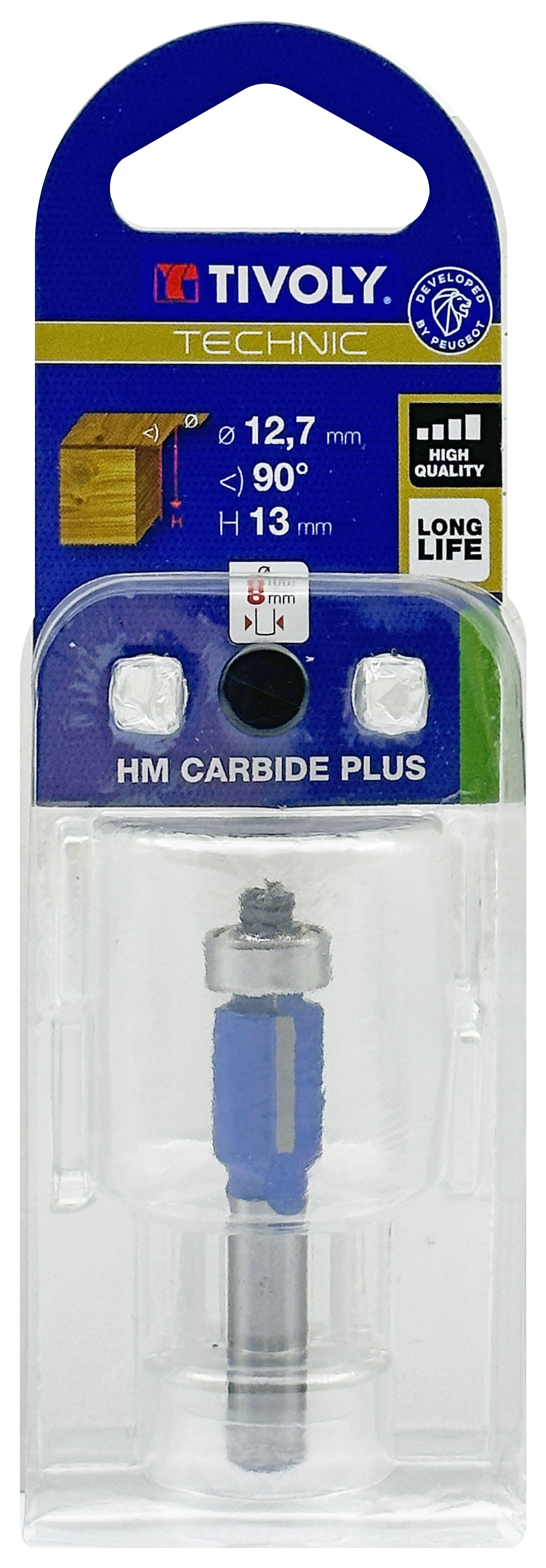 Fraise à affleurer + guide (Blister Box) / 12.7 TIVOLY - XT60642067802