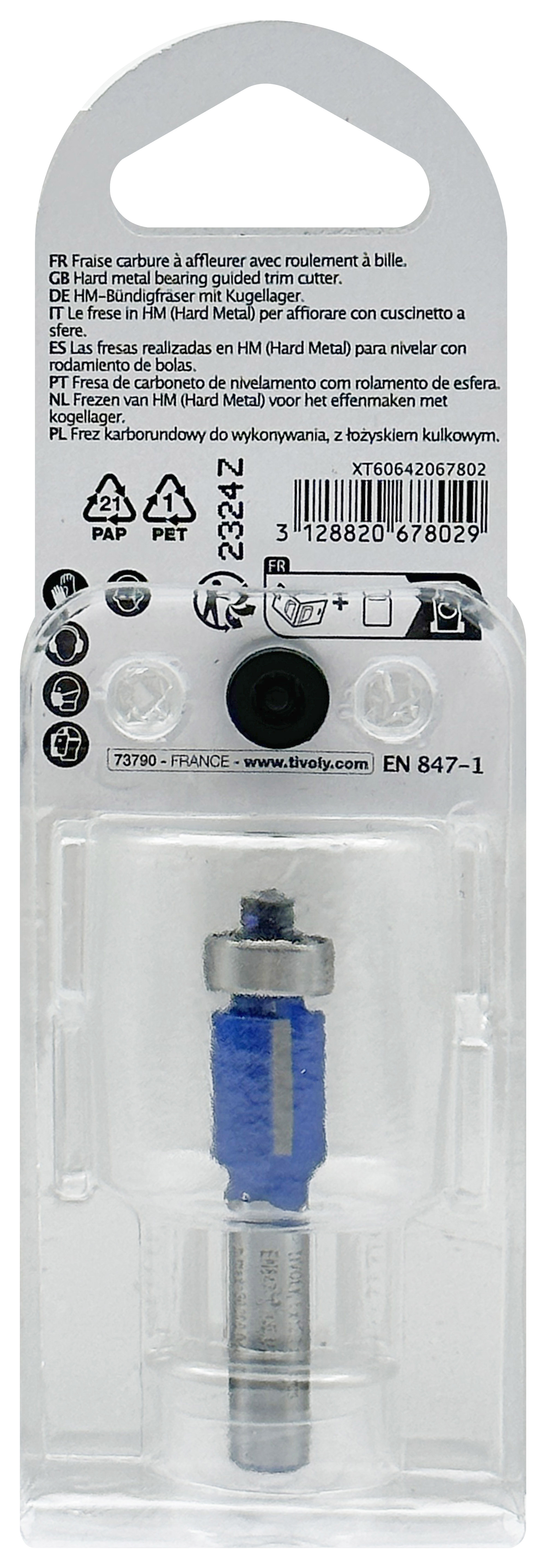 Fraise à affleurer + guide (Blister Box) / 12.7 TIVOLY - XT60642067802