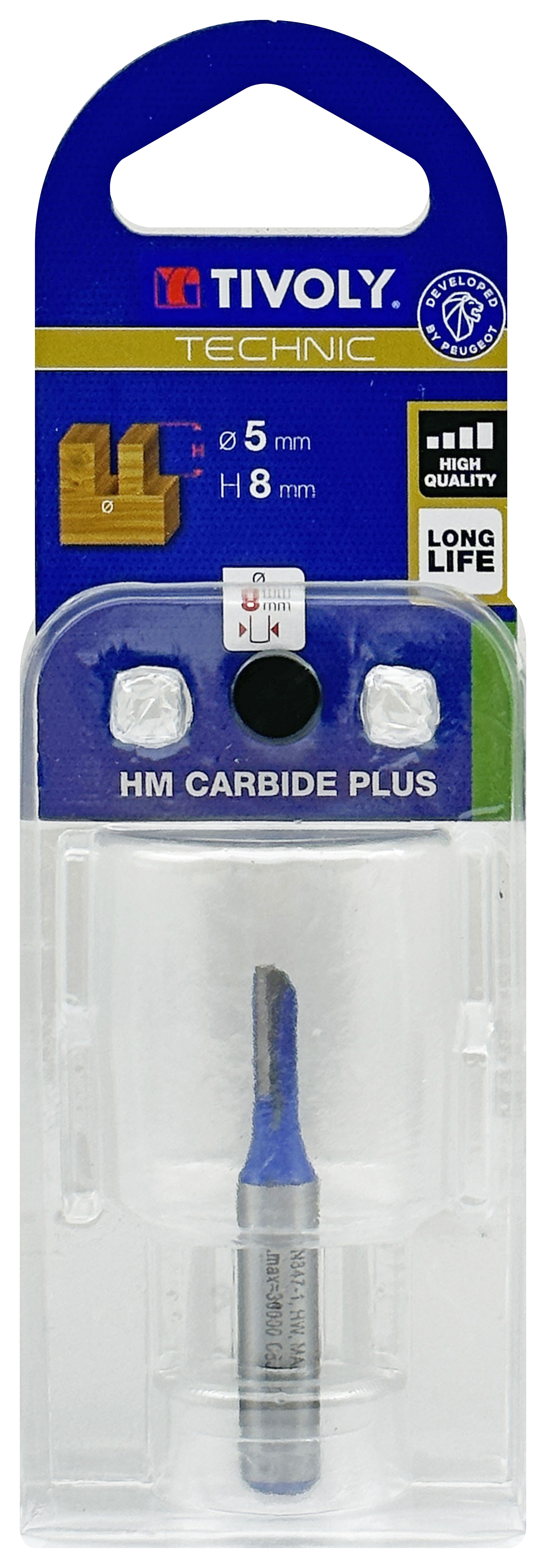 Fraise à rainurer (Blister Box) / 5 TIVOLY - XT60642067833